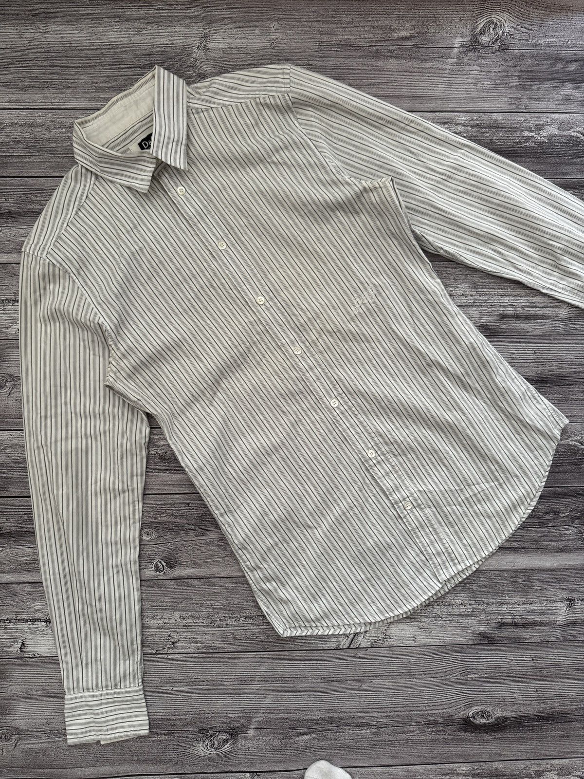 Dolce & Gabbana Dolce & Gabbana D&G Striped Button Up Shirt Size 50 Size US L / EU 52-54 / 3 - 1 Thumbnail