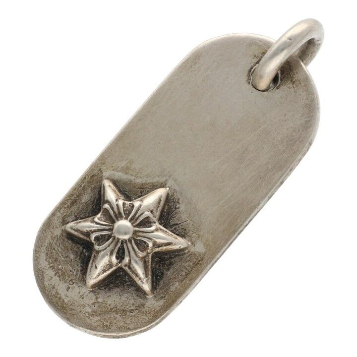 Chrome Hearts Chrome Hearts RAISED STAR DOG TAG PENDANT | Grailed