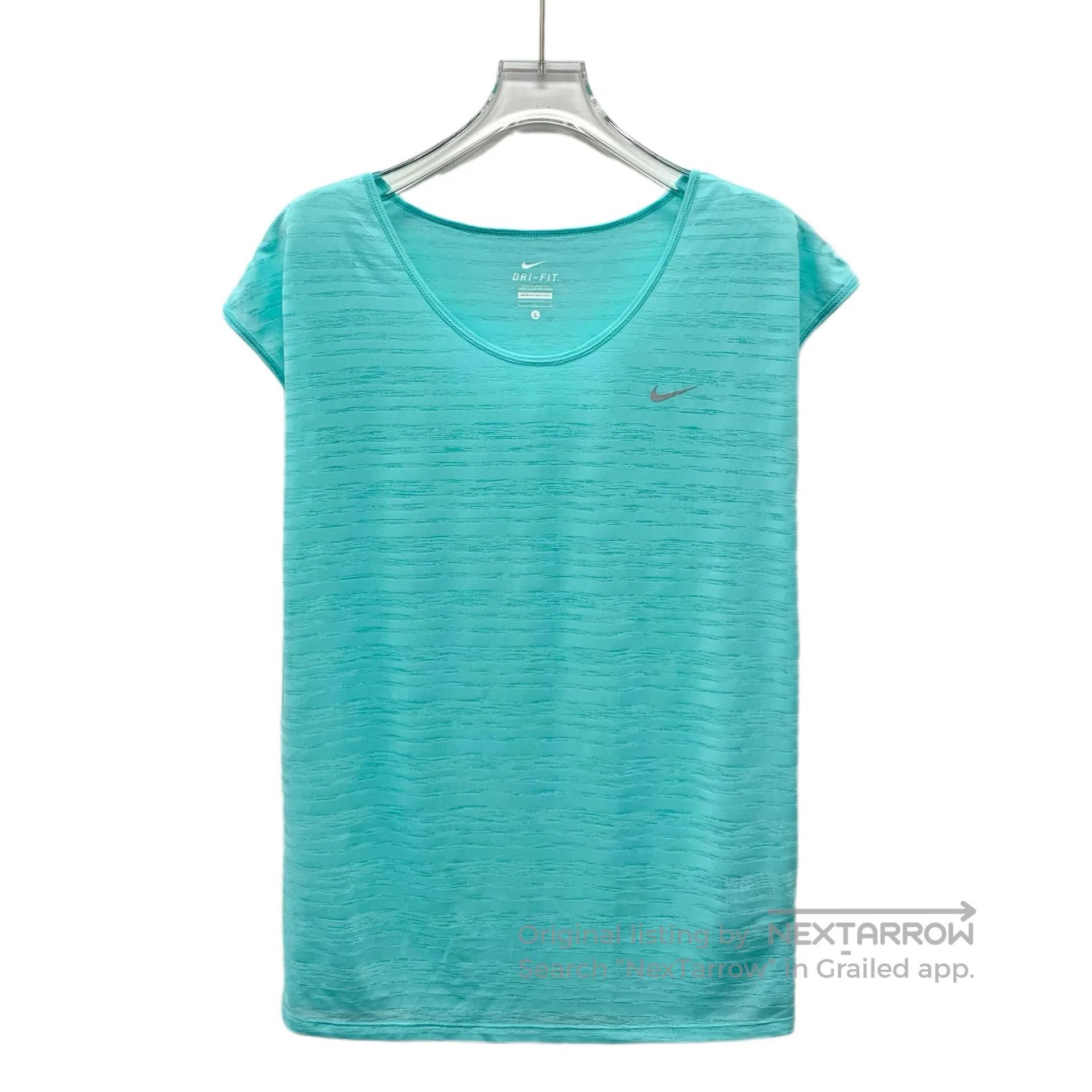 Nike Nike Blue logo crew-neck short-sleeve T-shirt| Size L / US 10 / IT 46 - 1 Thumbnail