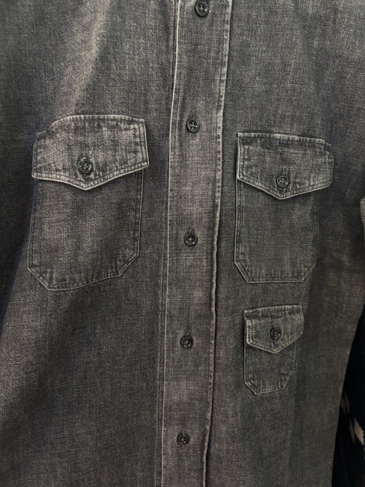 Dior SS04 Strip Military Button Shirt Hedi Slimane Size US M / EU 48-50 / 2 - 5 Thumbnail