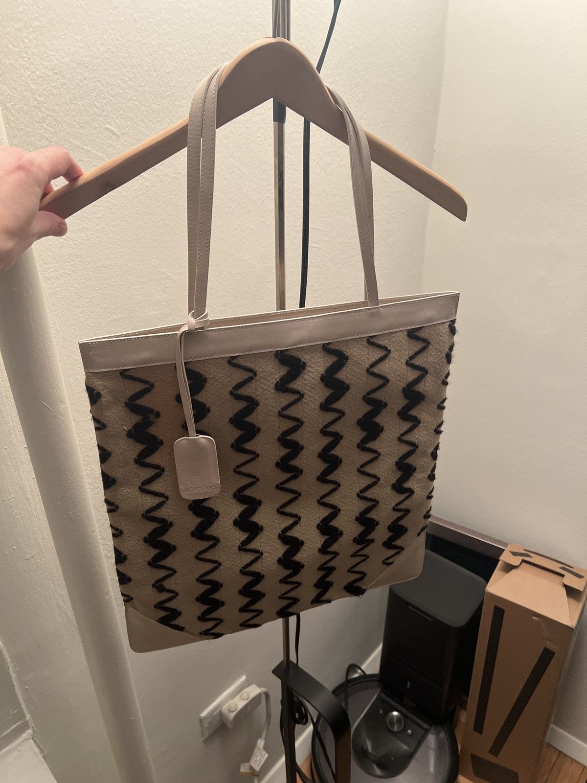 Billy Reid William Reid Wool & Leather Tote Bag Size ONE SIZE - 8 Thumbnail