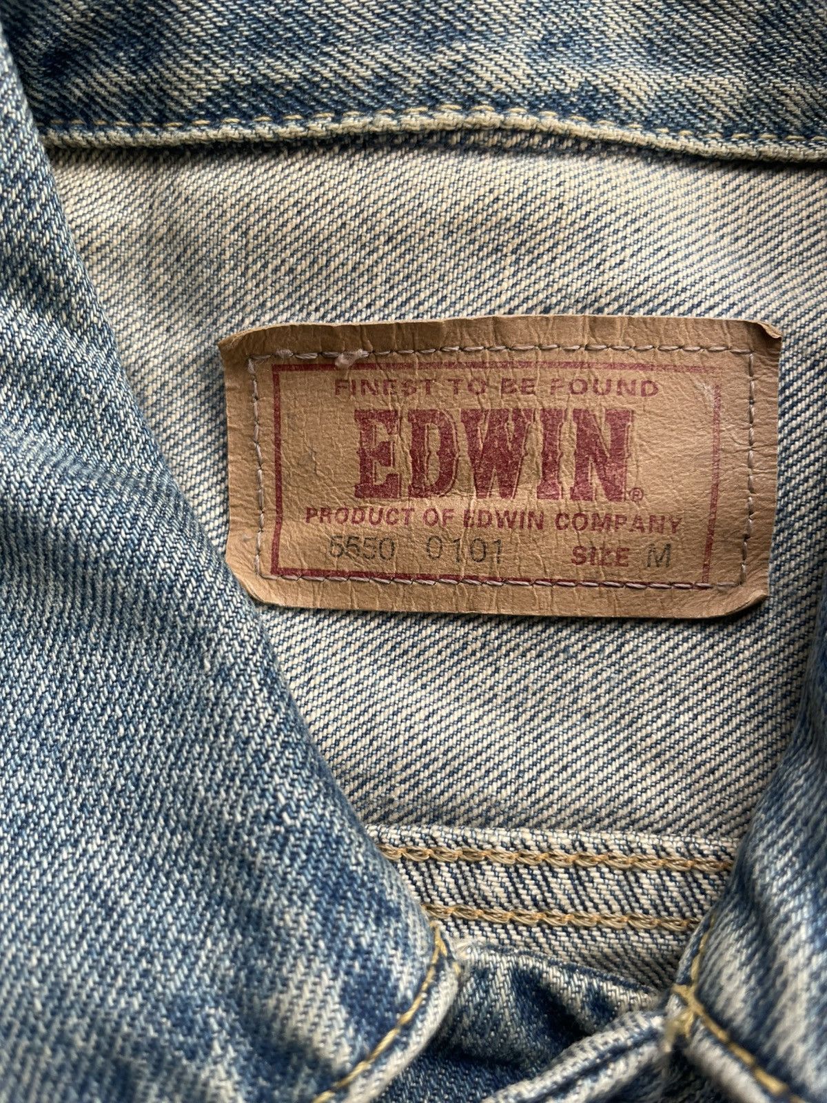 Edwin Vintage Edwin Selvedge Denim Jacket Size US M / EU 48-50 / 2 - 13 Thumbnail