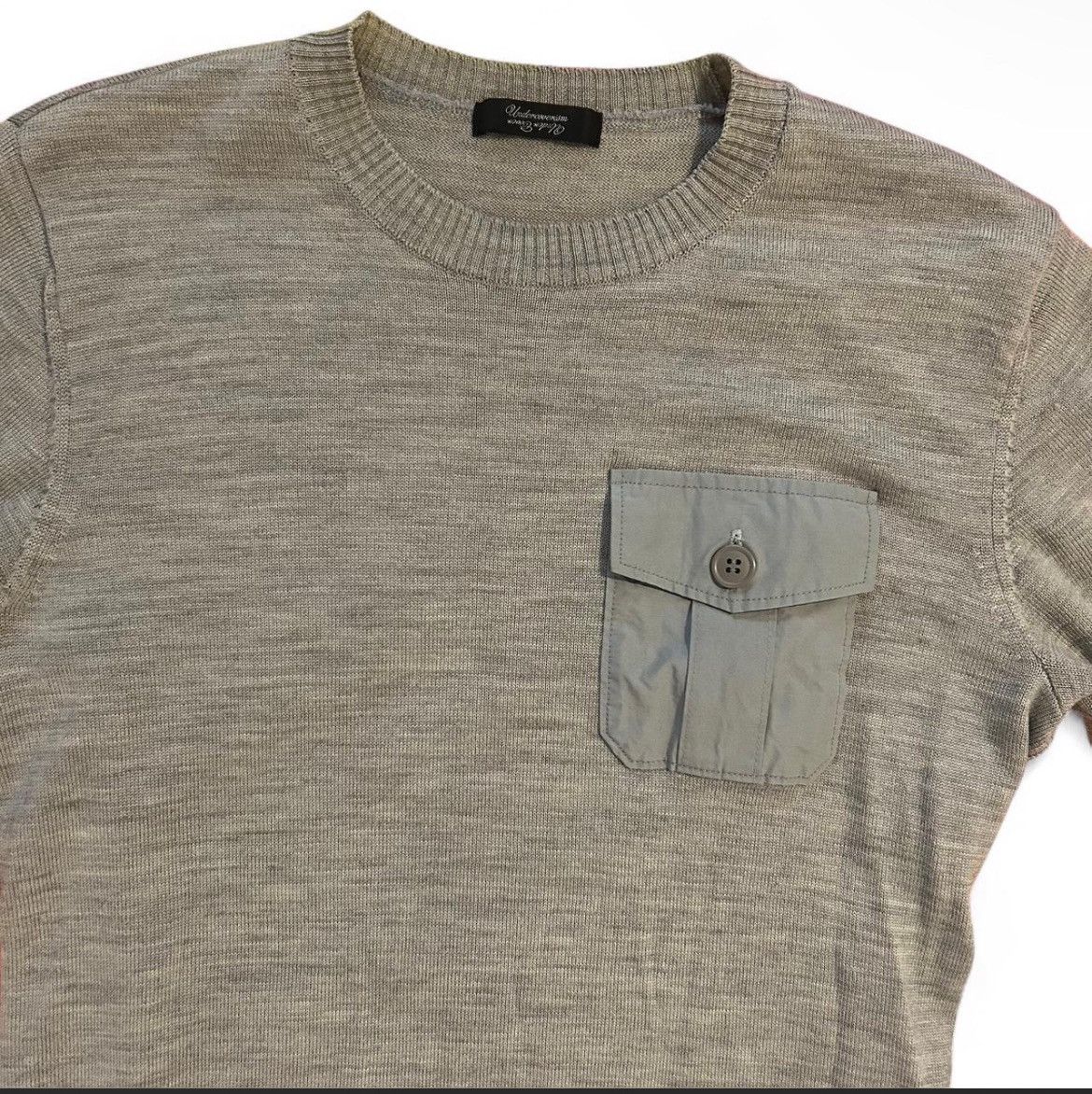 Undercover AW2008 Grey Undercoverism 1 Pocket Sweater Size US S / EU 44-46 / 1 - 3 Thumbnail
