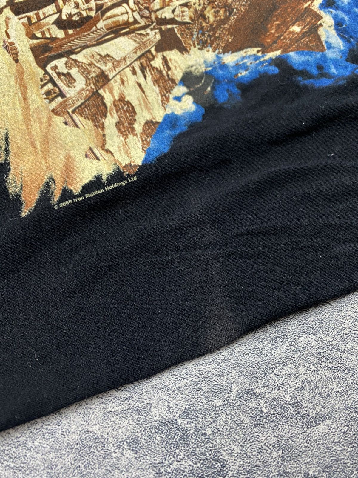 Band Tees × Iron Maiden × Vintage Vintage Iron Maiden Somewhere Back In Time Tour 2008 T-Shirt Size US L / EU 52-54 / 3 - 10 Thumbnail