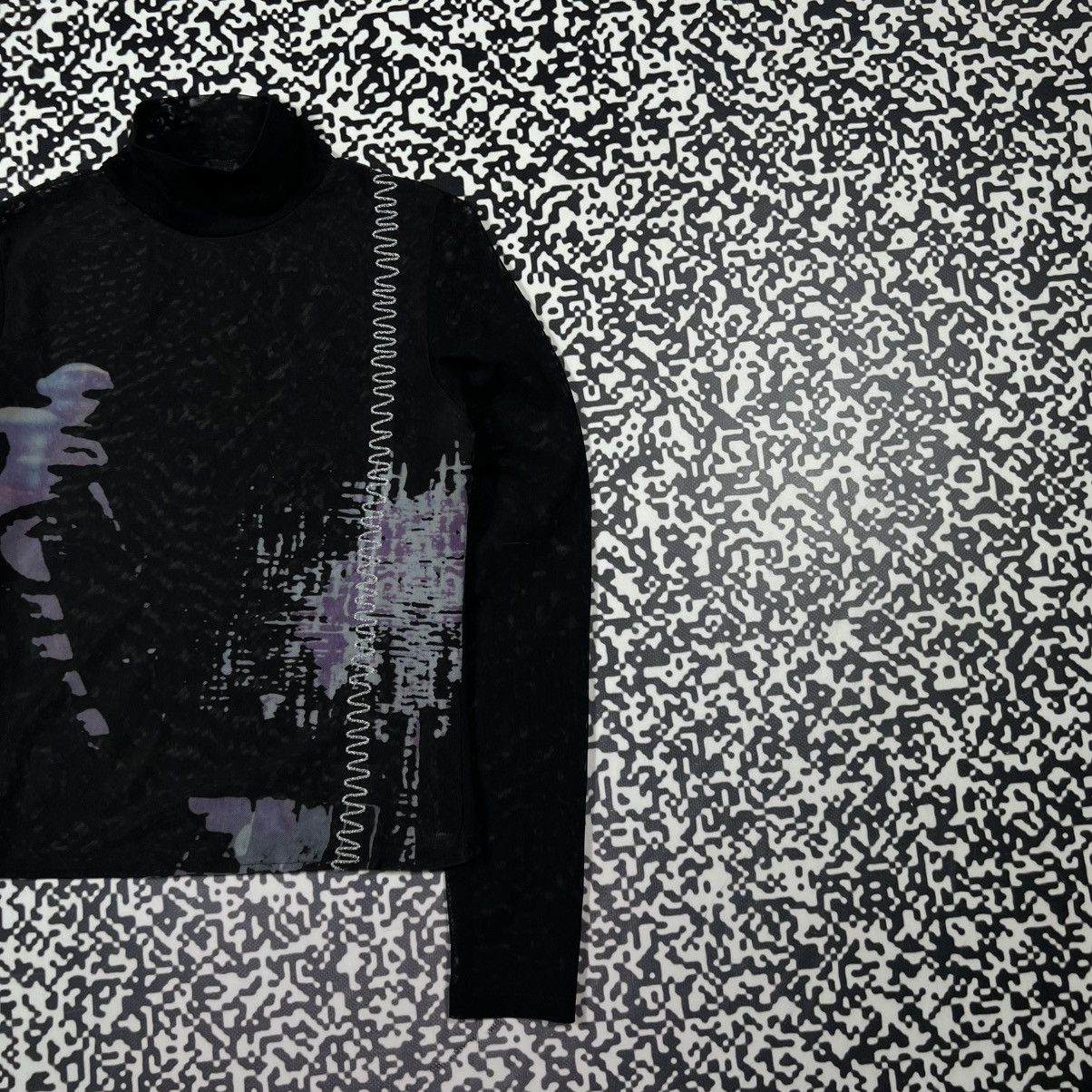 Japanese Brand Vintage Y2K Japanese Abstract Mesh Longsleeve JPG 90s Style Size M / US 6-8 / IT 42-44 - 5 Thumbnail