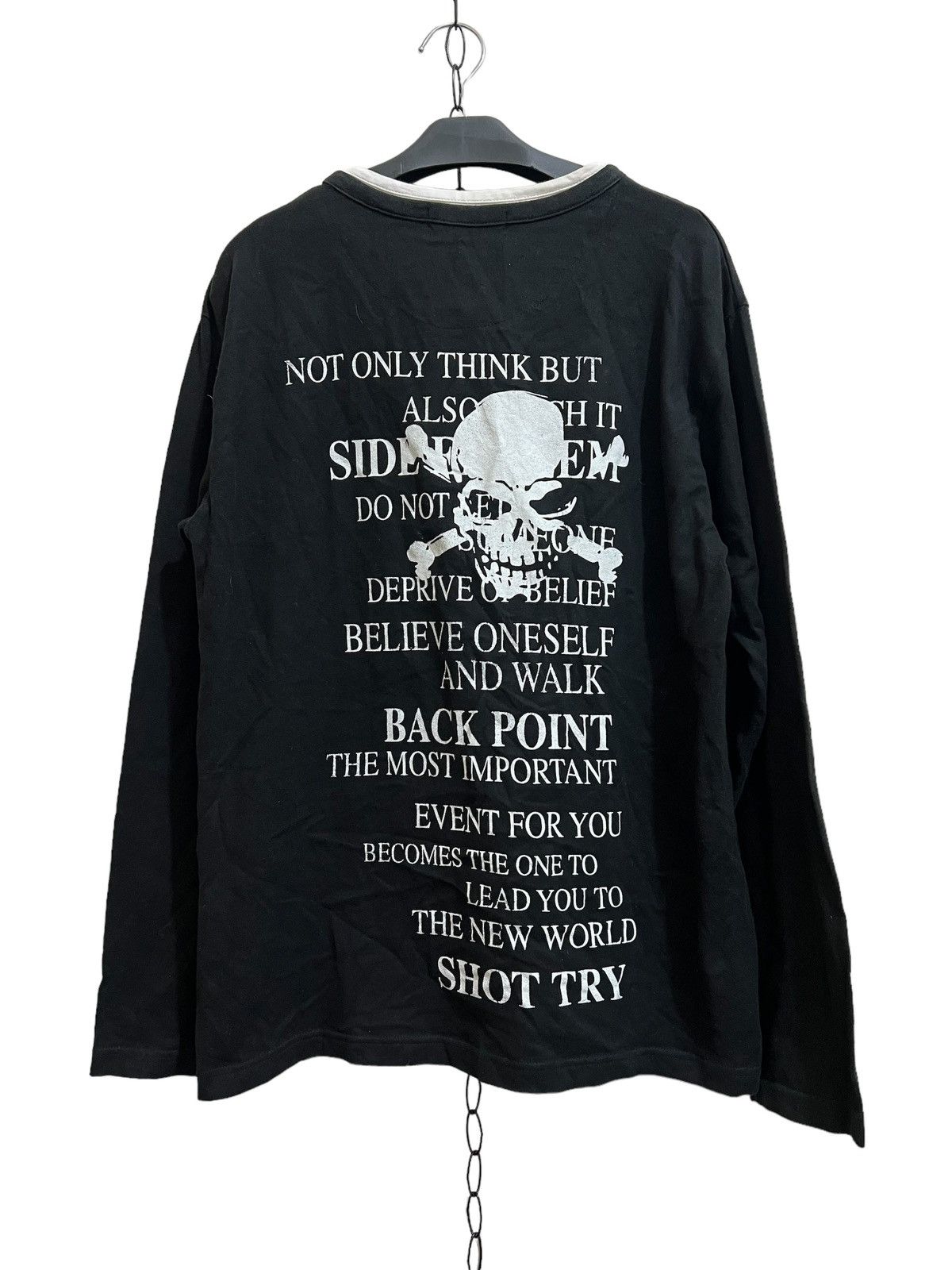 If Six Was Nine × Japanese Brand × Le Grande Bleu (L.G.B.) Collins Japanese poem long slevee tee Size US L / EU 52-54 / 3 - 2 Thumbnail