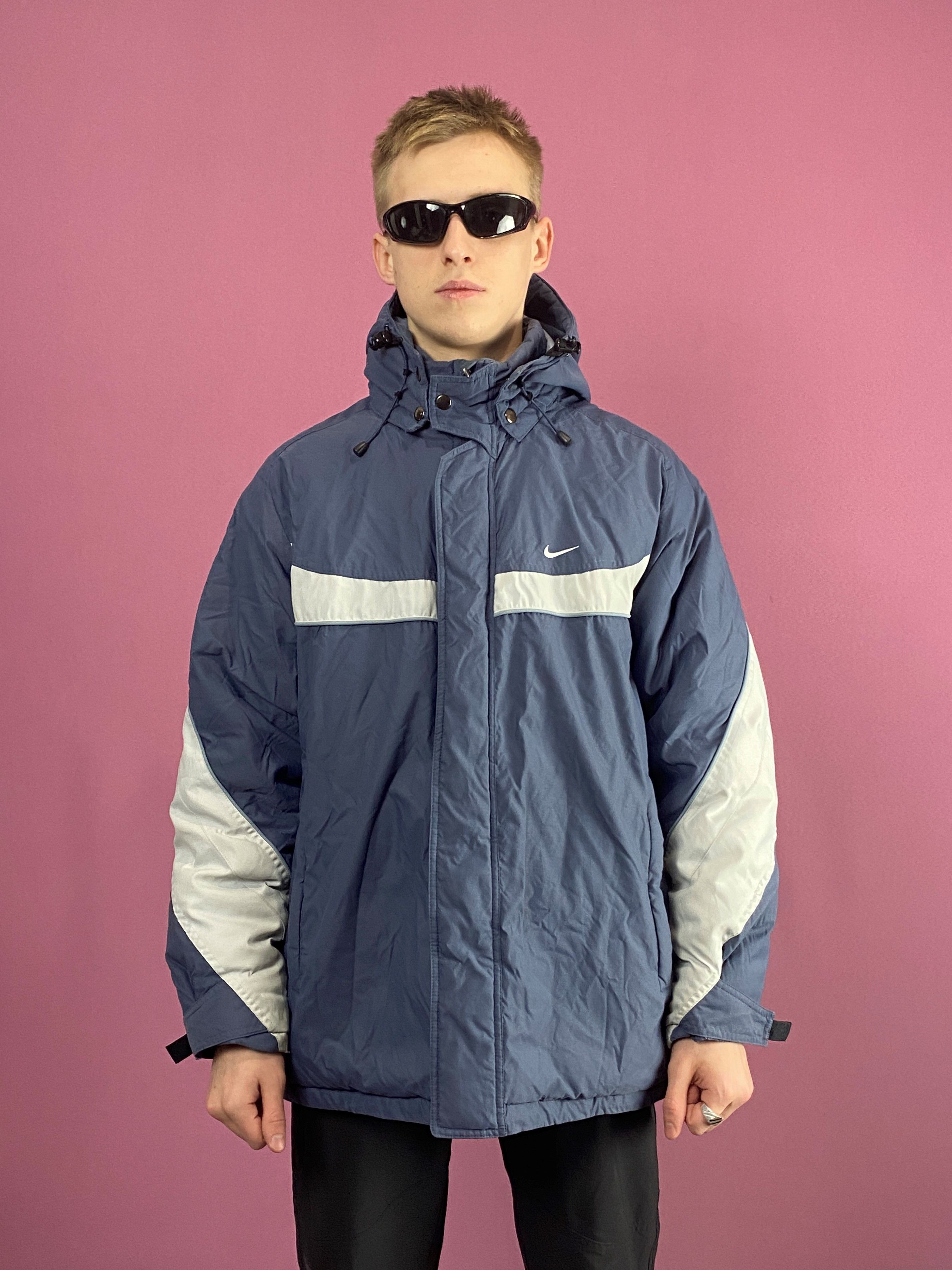 Nike × Vintage 2000s Nike Vintage Men's Light Puffer Jacket - M Size US M / EU 48-50 / 2 - 1 Thumbnail