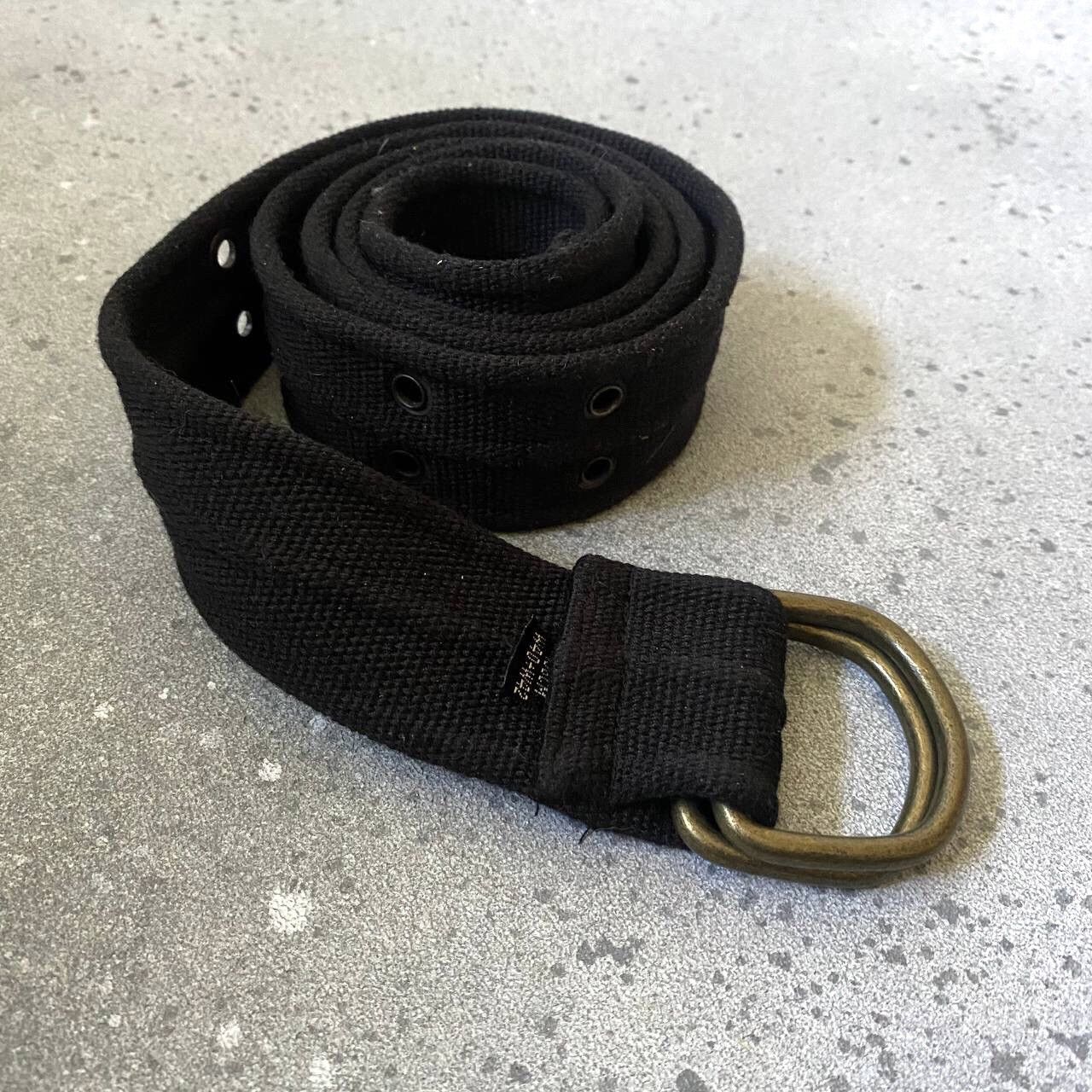 20471120 × Hysteric Glamour × Seditionaries Japanese Vintage Black Cotton Unisex Belt (Rick Owens style) Size ONE SIZE - 4 Thumbnail