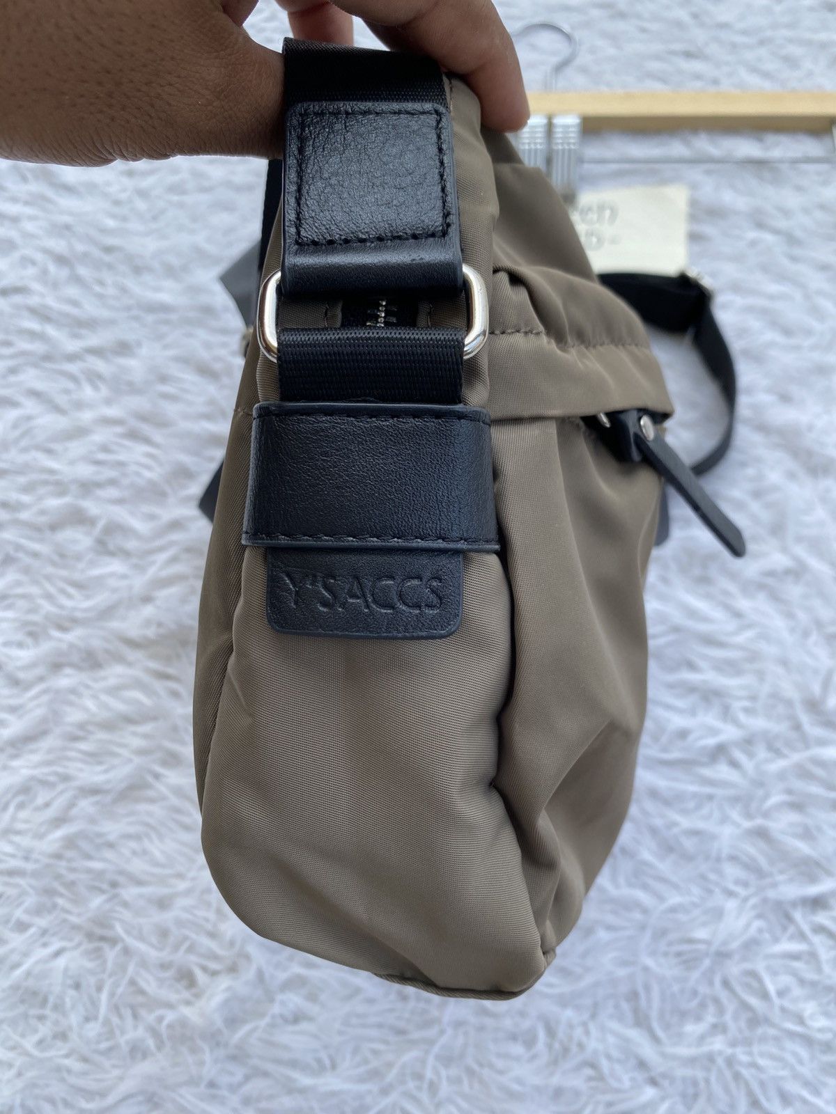 Yohji Yamamoto Rare Y'saccs Double Front Pocket Soulder Bag Size ONE SIZE - 8 Thumbnail