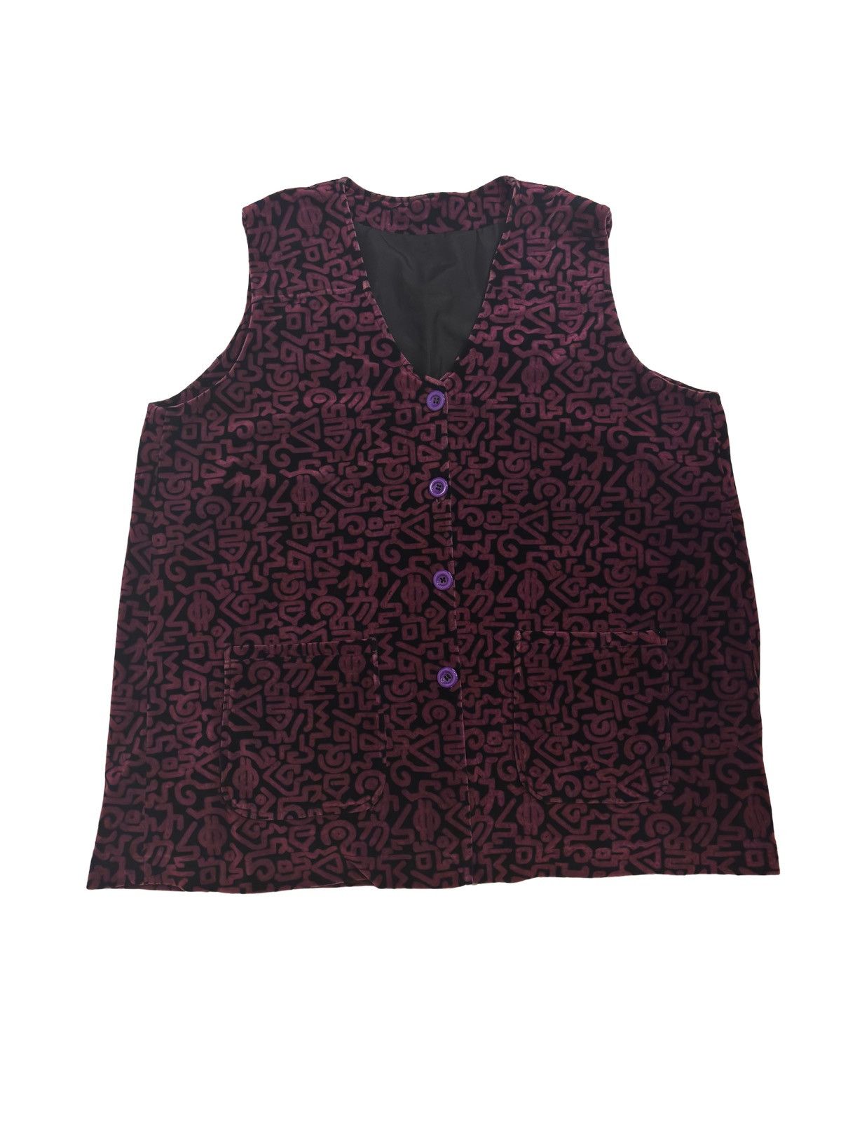 Other Women’s purple winter Vest.wt6749 Size XXL / US 16-18 / IT 52-54 - 10 Thumbnail