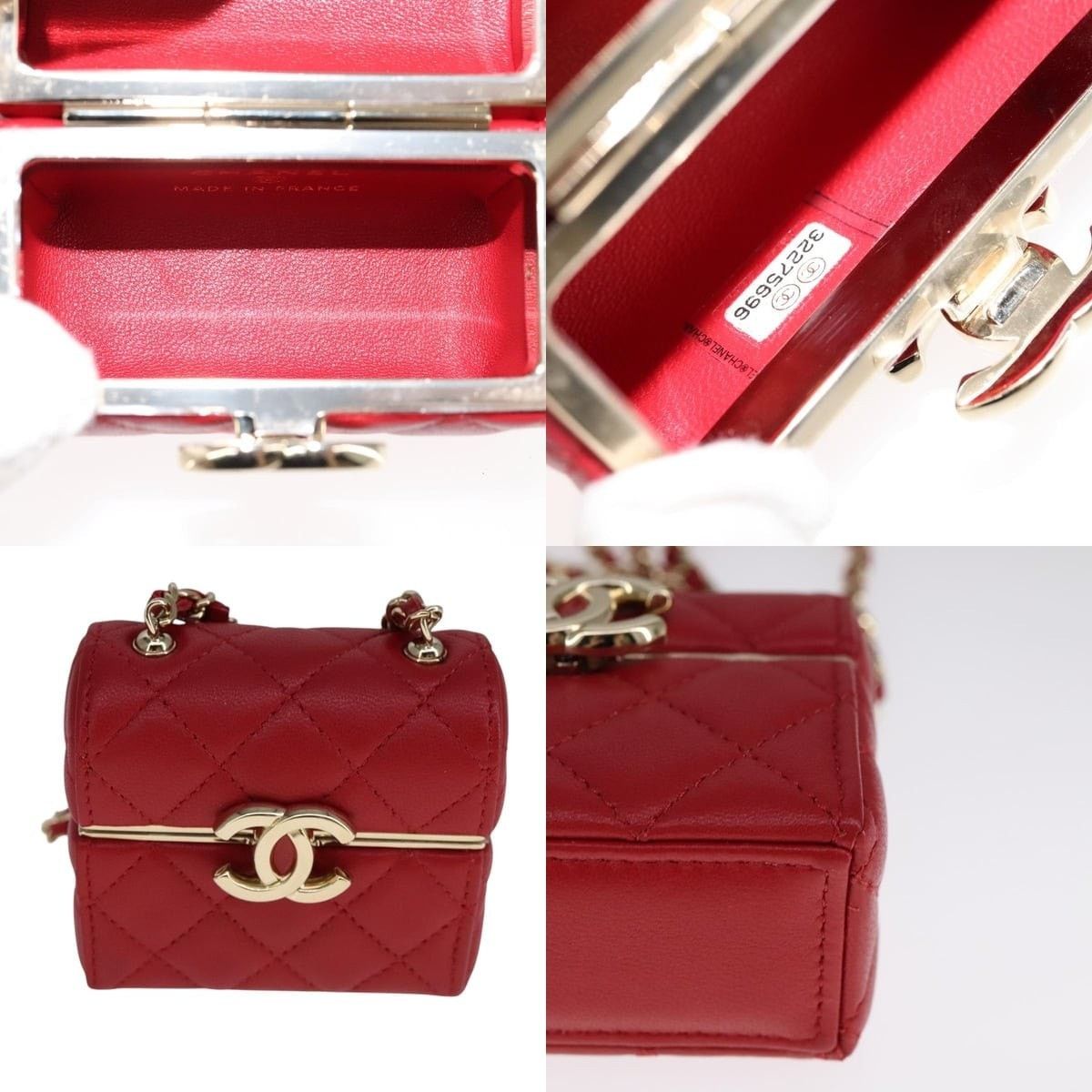 Chanel Chanel Small Box Matelasse Chain Pouch Size ONE SIZE - 5 Thumbnail