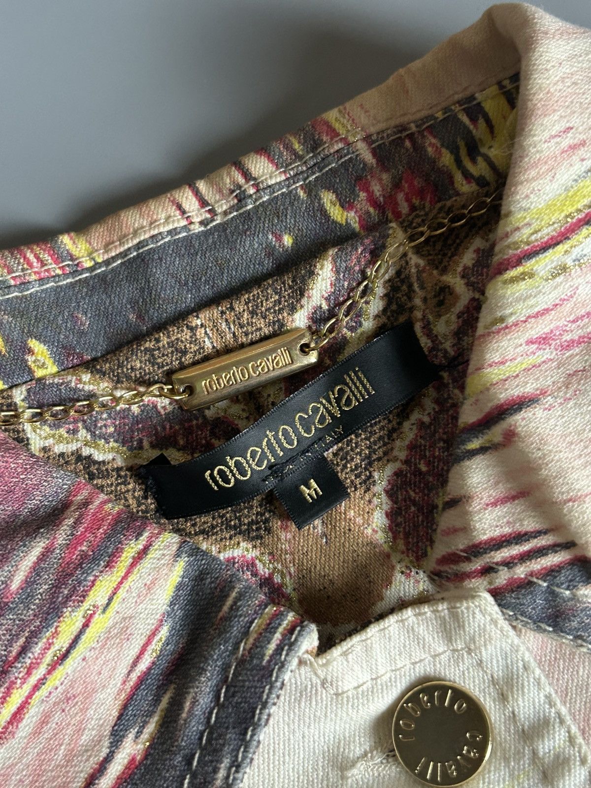 Roberto Cavalli Roberto Cavalli 04’ Printed Jacket Size M / US 6-8 / IT 42-44 - 4 Thumbnail