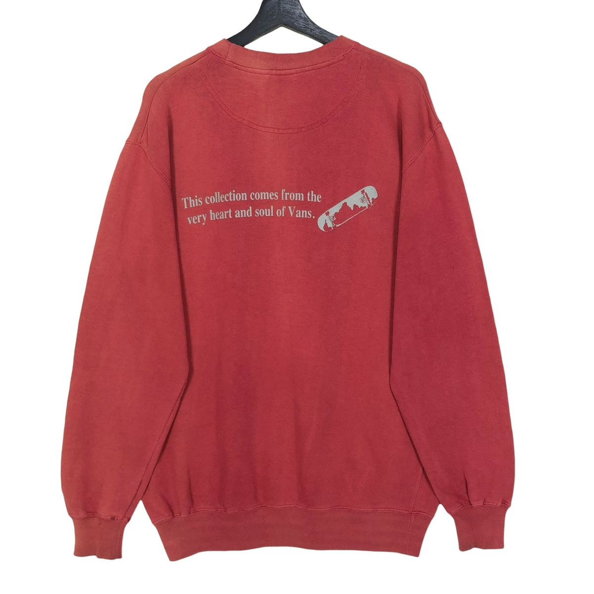 Vans Vintage 90s Vans Skateboard Brand Sweatshirt Sun Faded Size US M / EU 48-50 / 2 - 1 Thumbnail