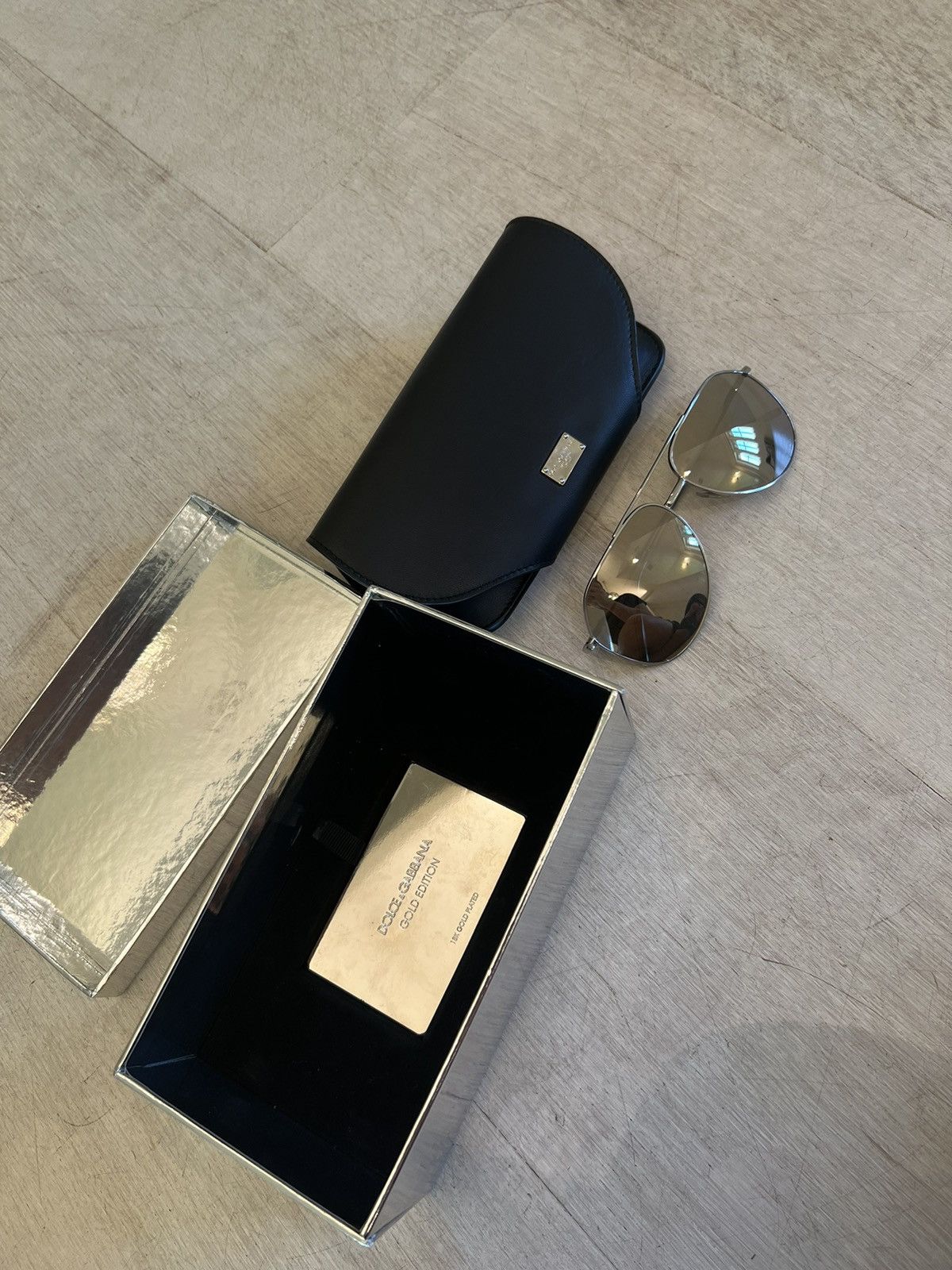Dolce & Gabbana Dolce&Gabbana Sunglasses White gold 18k plated Size ONE SIZE - 1 Thumbnail
