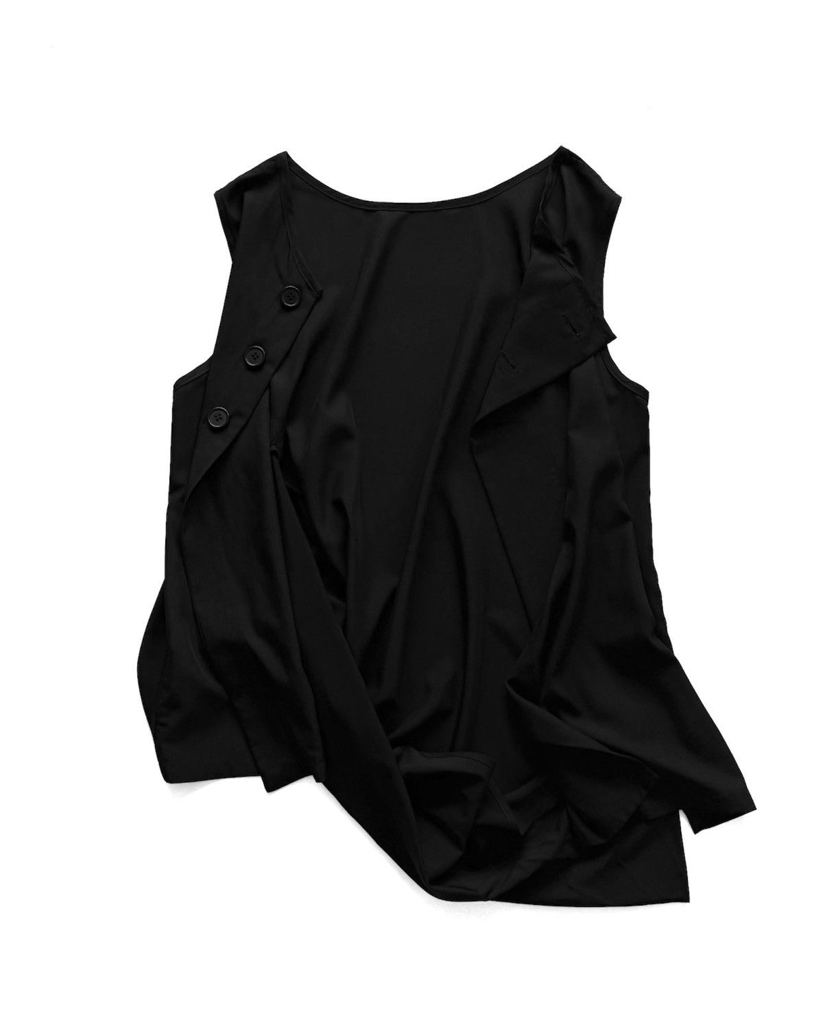 Y's Y’s Yohji Yamamoto Asymmetric Button Vest shirt Size M / US 6-8 / IT 42-44 - 8 Thumbnail