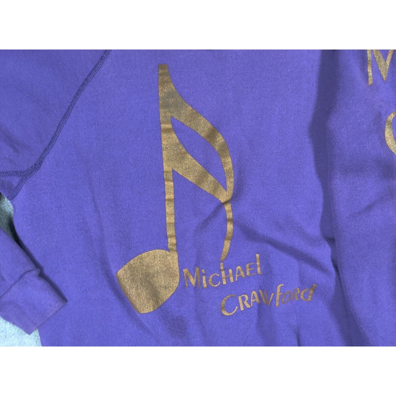 Other VINTAGE Michael Crawford Sweater Adult Mens Large Purple Size US L / EU 52-54 / 3 - 2 Thumbnail