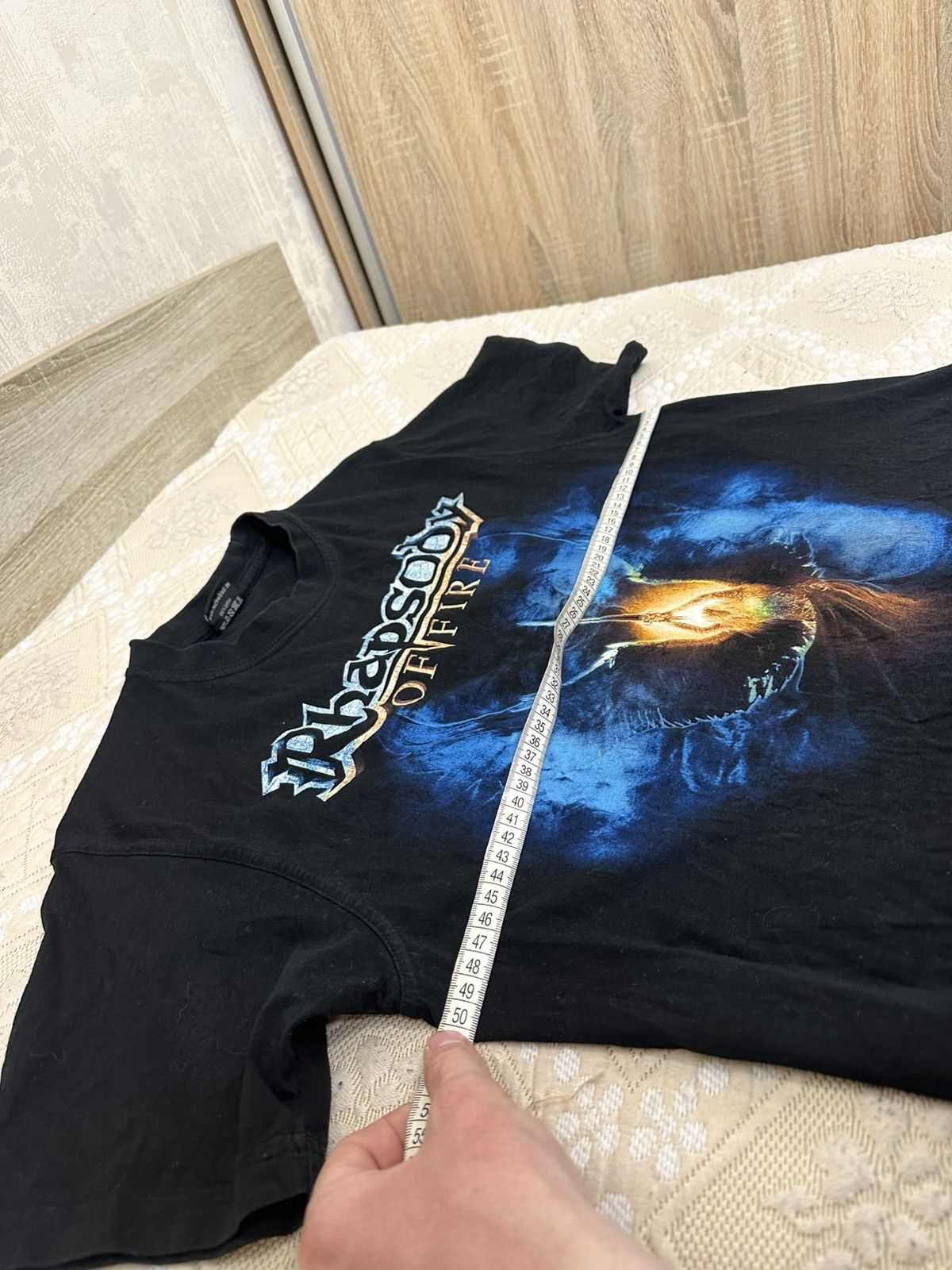 Band Tees 🔥 Rhapsody Of Fire Frozen Tears of Angels Band T Shirt Metal Size US M / EU 48-50 / 2 - 11 Thumbnail