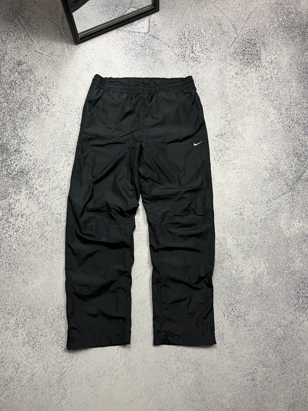 Nike Vintage 00’s Nike Nylon Drill Pants Y2K Hype Streetwear Size US 32 / EU 48 - 2 Thumbnail