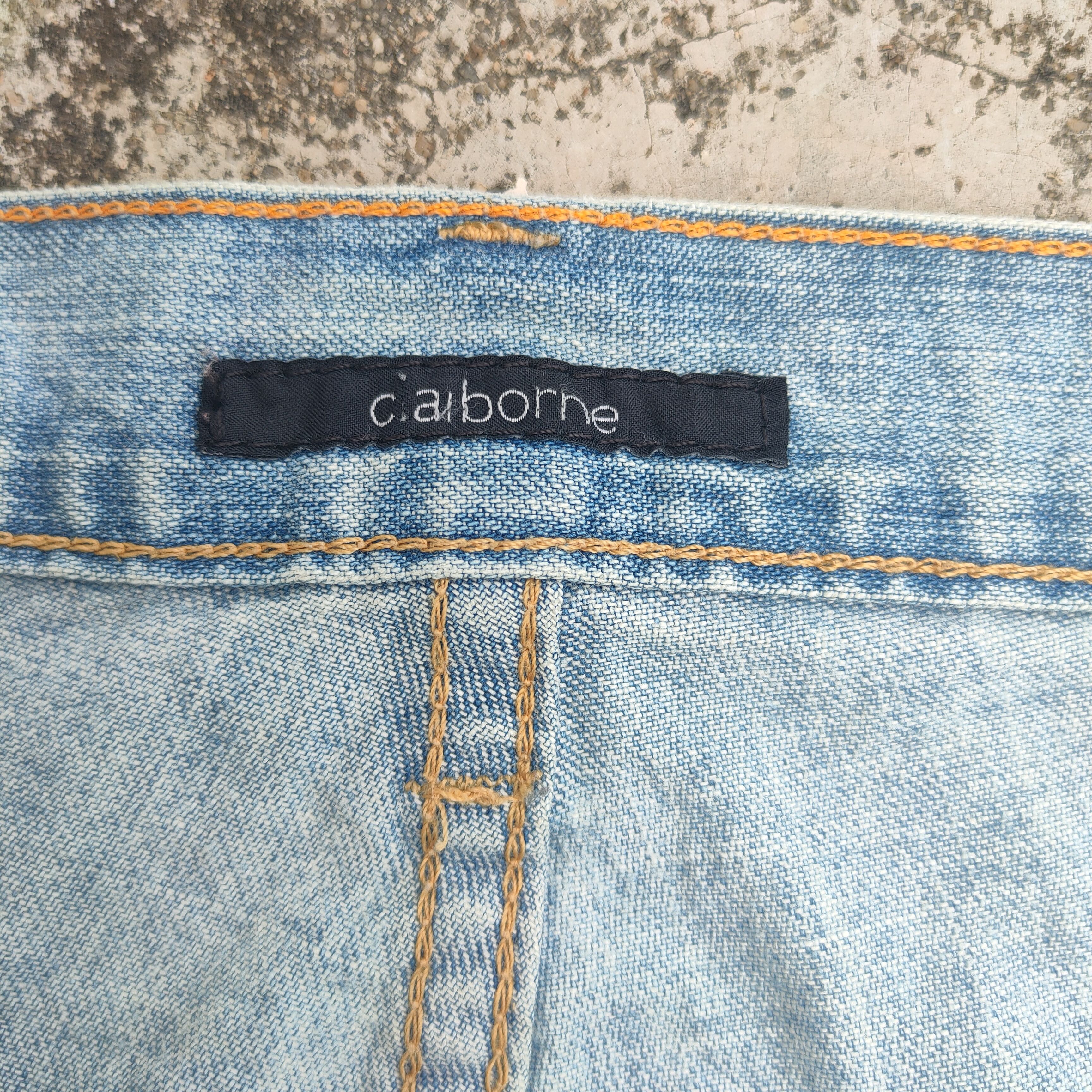 Black Label × Jean × Liz Claiborne VINTAGE CLAIBORNE FADED JEANS DENIM PANTS Size US 36 / EU 52 - 6 Thumbnail