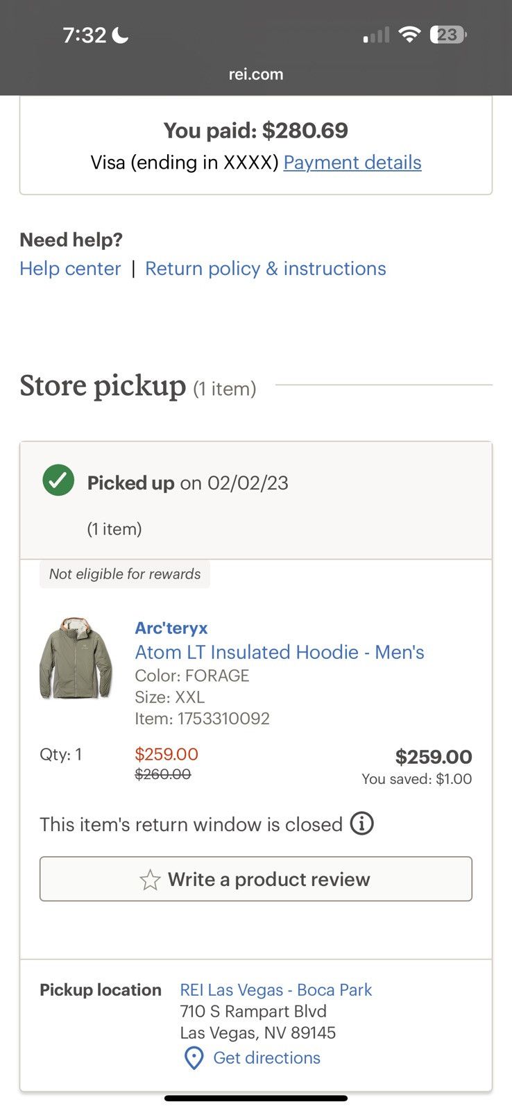 Arc'teryx Arcteryx Atom Lt XXL Size US XXL / EU 58 / 5 - 2 Thumbnail
