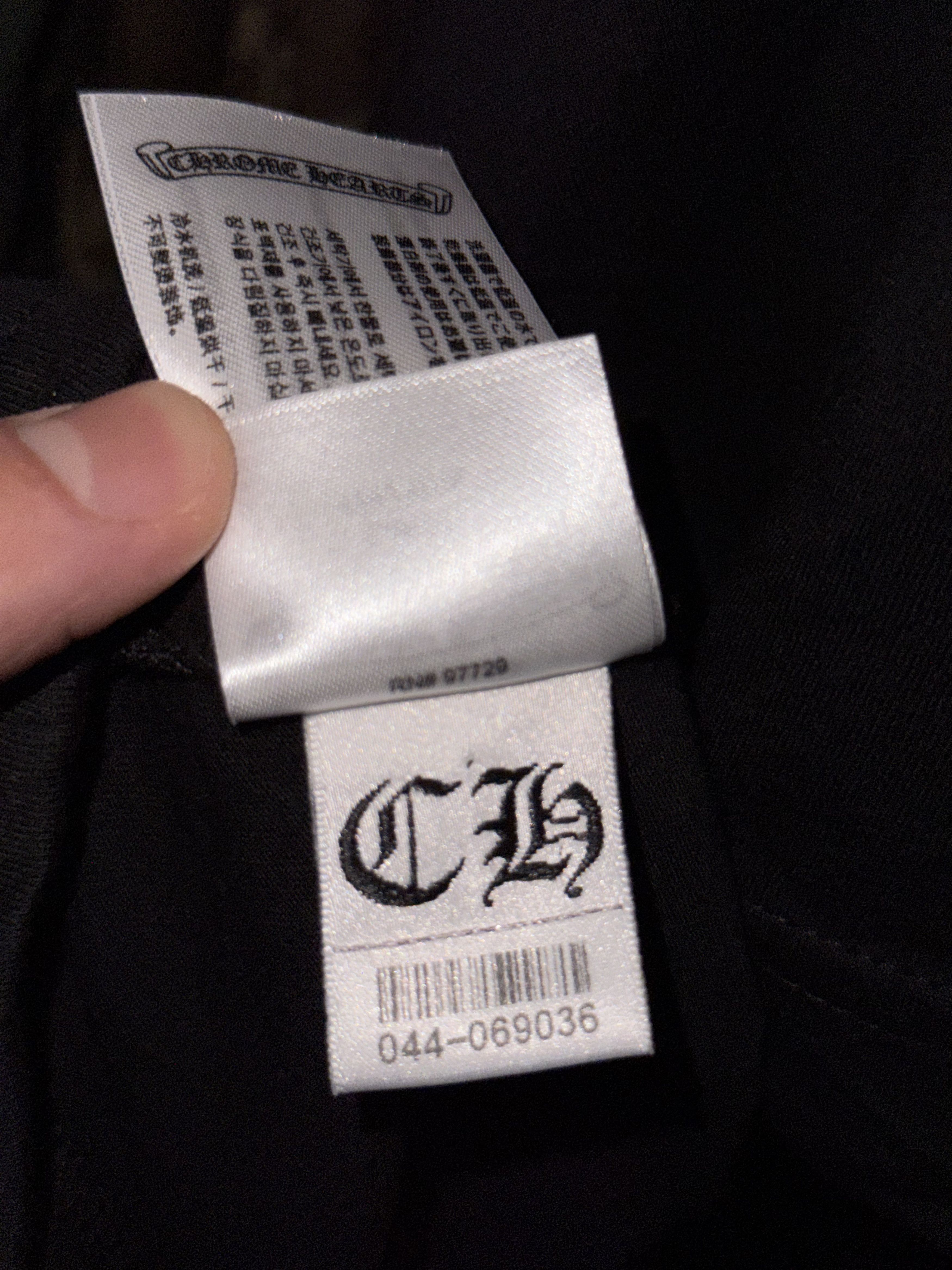 Chrome Hearts Chrome Hearts Script Pocket Tee Black Army Green Large Size US L / EU 52-54 / 3 - 10 Thumbnail