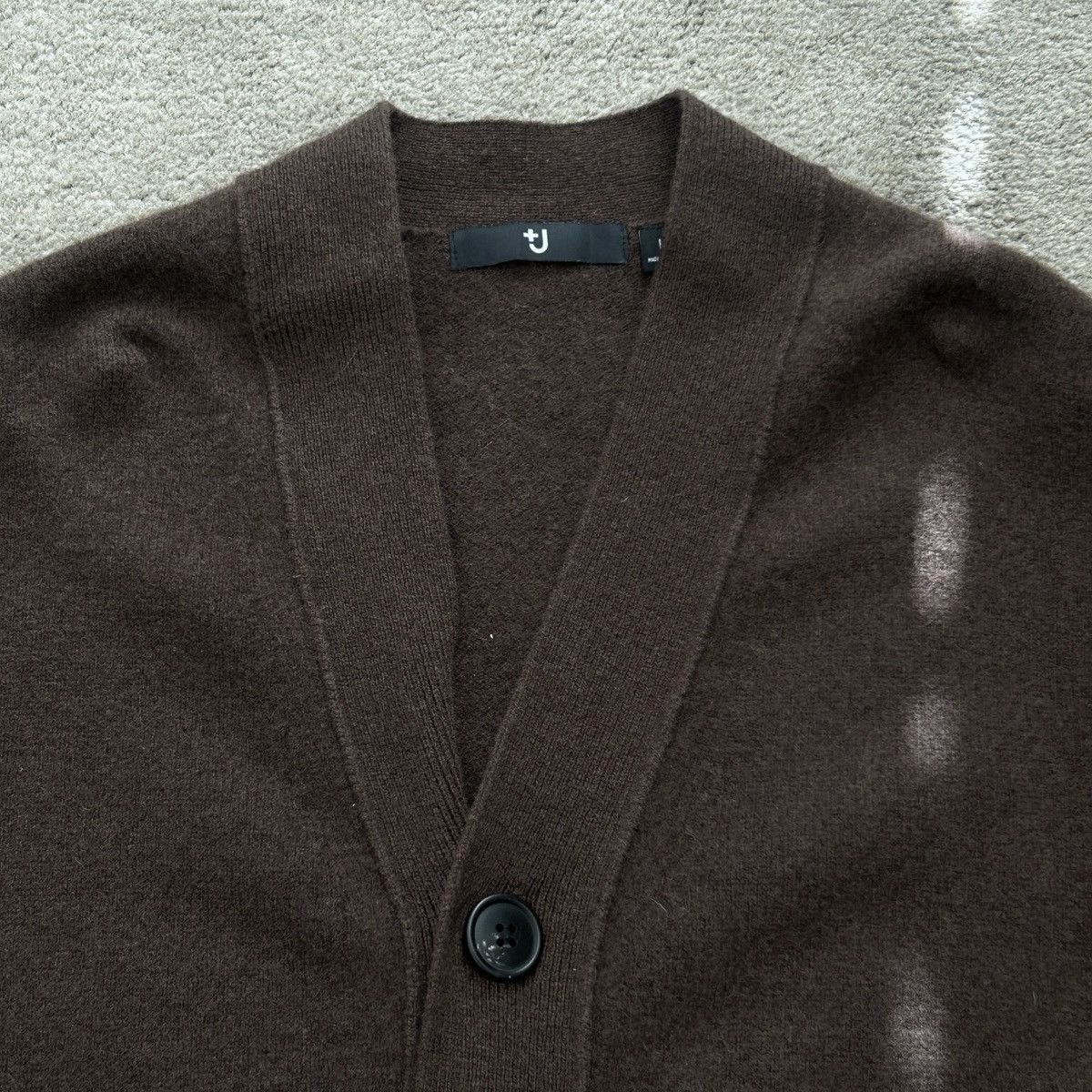 Jil Sander × Uniqlo Uniqlo x Jil Sander +J Brown Wool Cardigan Sweater Size US L / EU 52-54 / 3 - 2 Thumbnail
