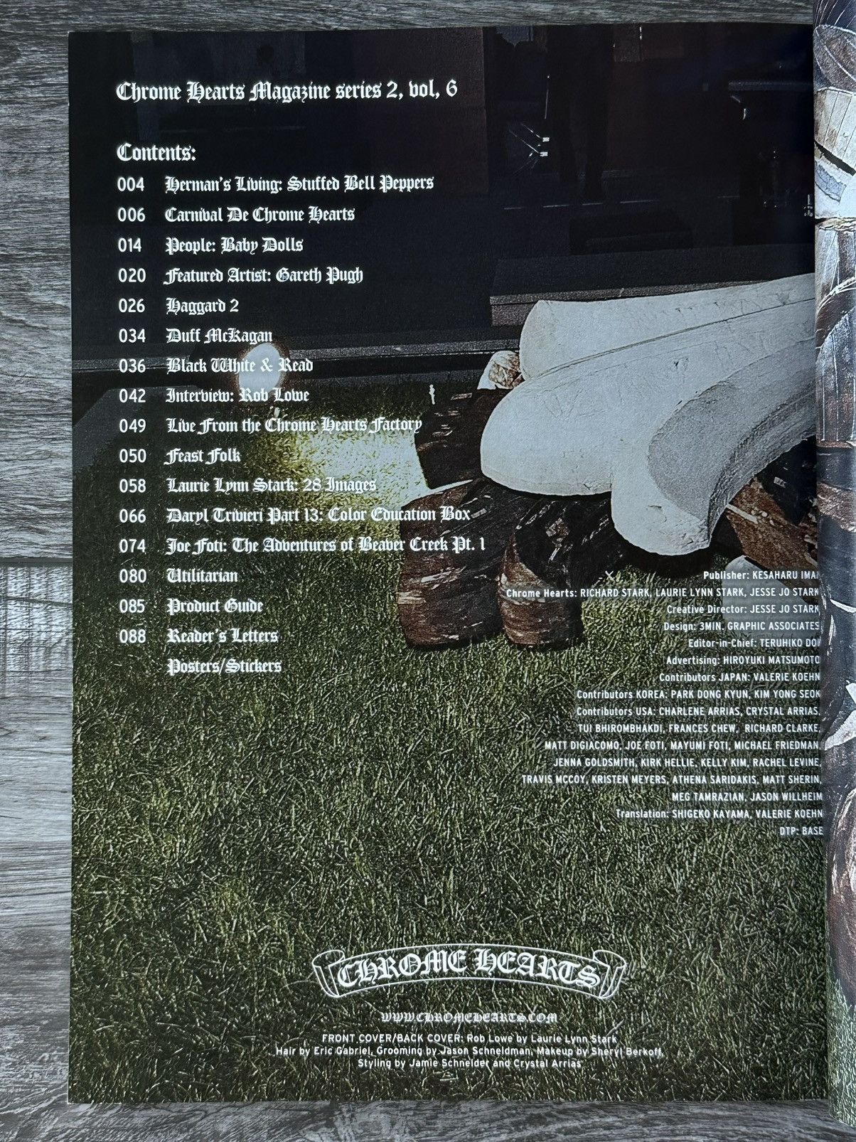Chrome Hearts 2014 Chrome Hearts Magazine Series 2 Vol. 6 Rob Lowe Size ONE SIZE - 3 Thumbnail