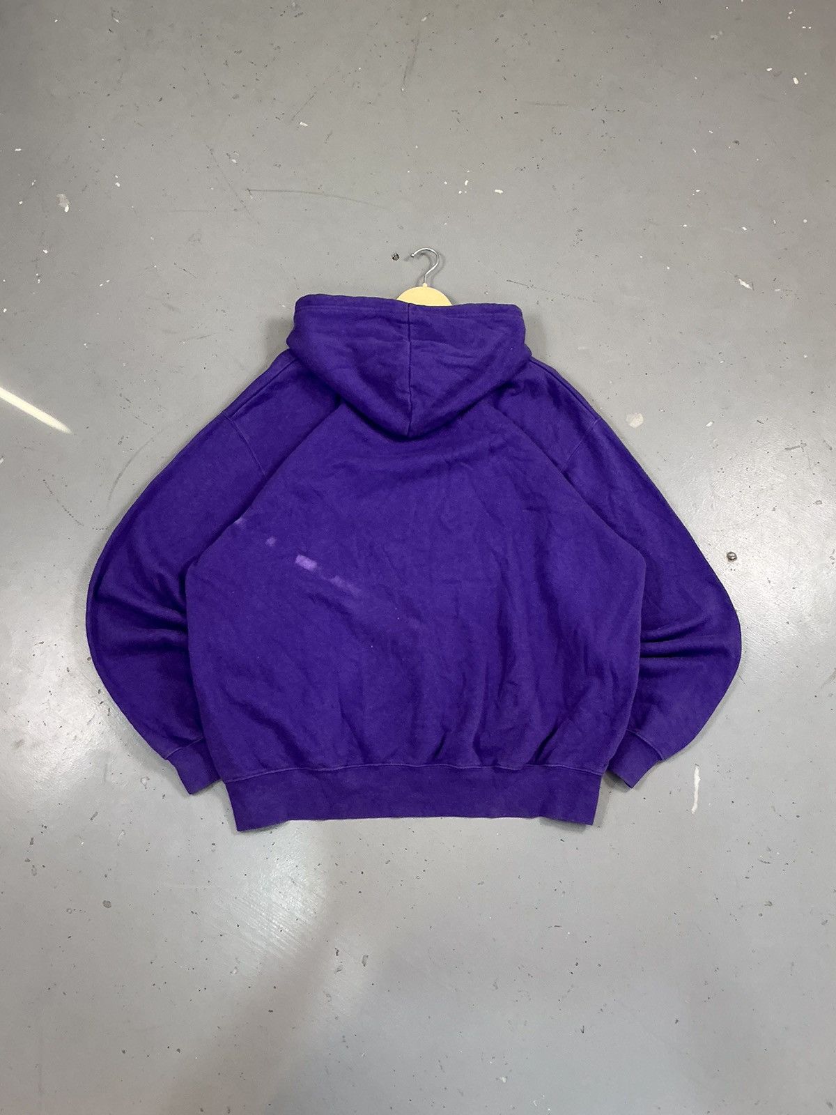 Nike × Vintage Vintage Nike patch SpellOut baggy fit hoodie Size US XL / EU 56 / 4 - 2 Thumbnail
