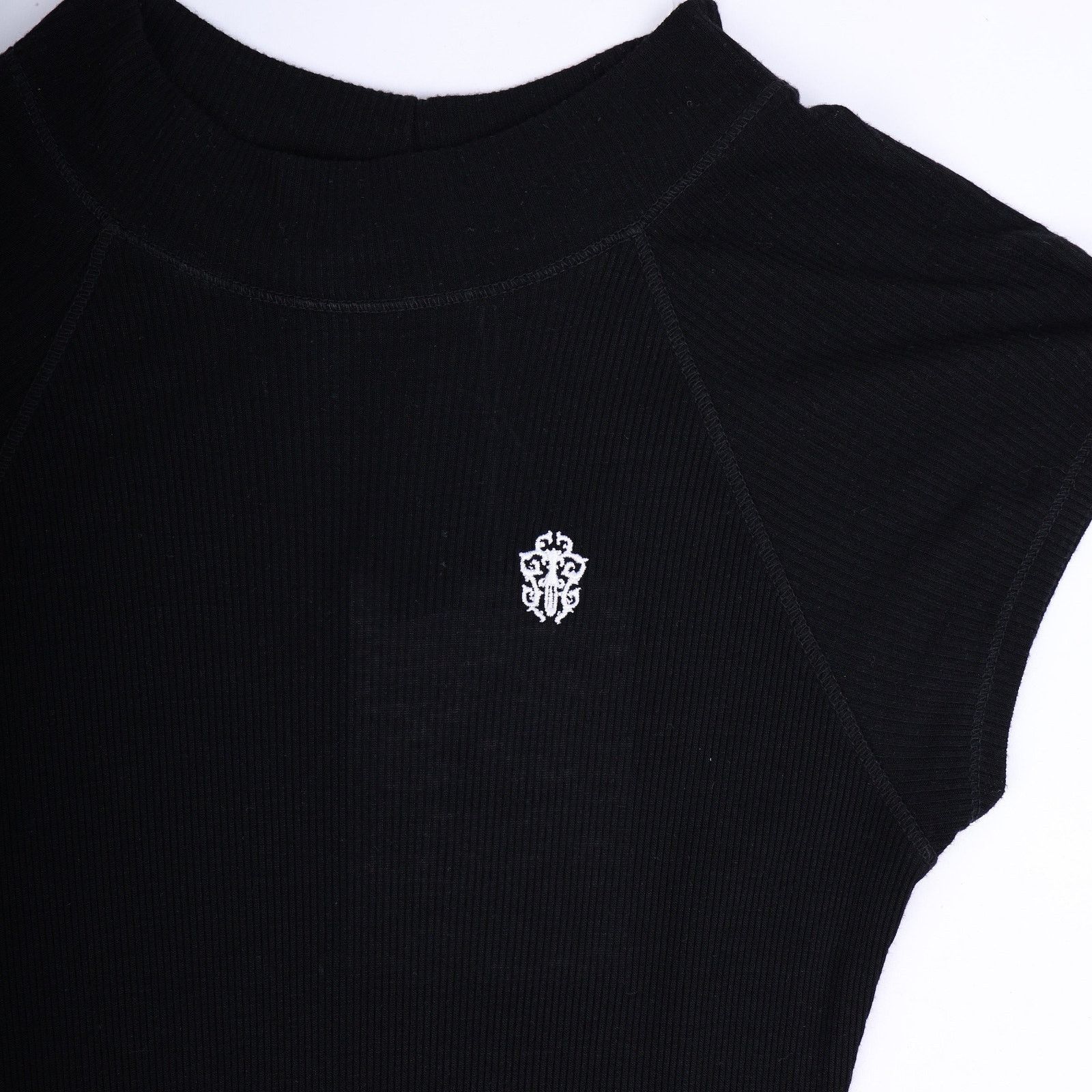 Chrome Hearts Chrome Hearts Womans Black DAGGER Mock Neck Size XS / US 0-2 / IT 36-38 - 4 Thumbnail