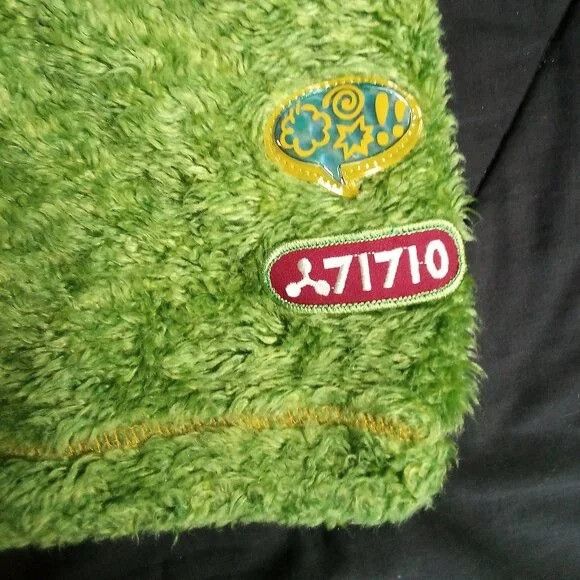 Oilily RARE Vintage Oilily Long Deep Pile Fleece Hoodie Sweatshirt Size US XL / EU 56 / 4 - 3 Thumbnail