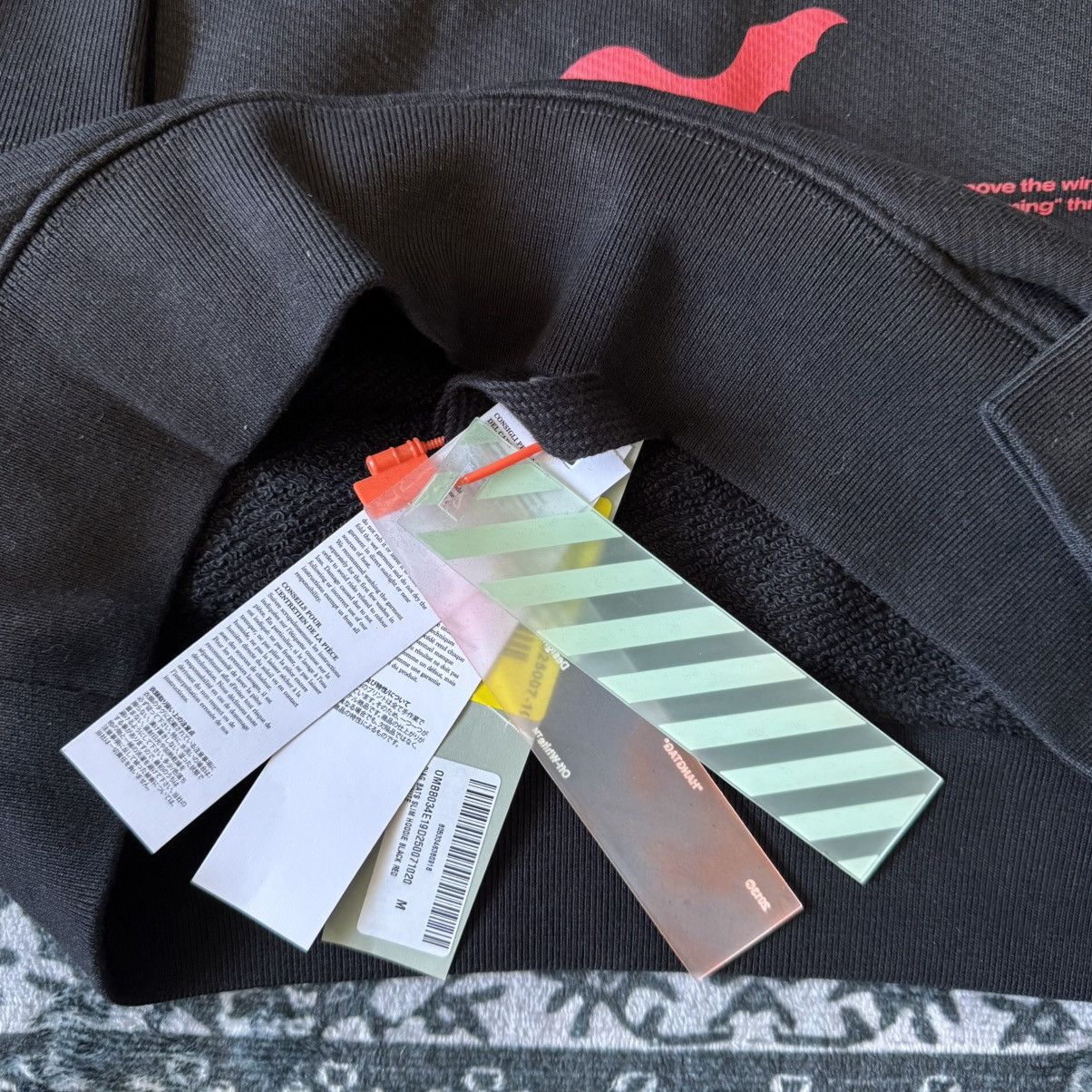 Off-White Hoodie Off-White Bat Size US M / EU 48-50 / 2 - 5 Thumbnail