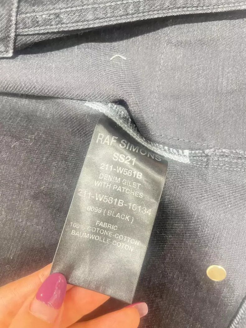 Raf Simons Raf simons Portrait of the boy's vest jacket signage Size US XS / EU 42 / 0 - 3 Thumbnail