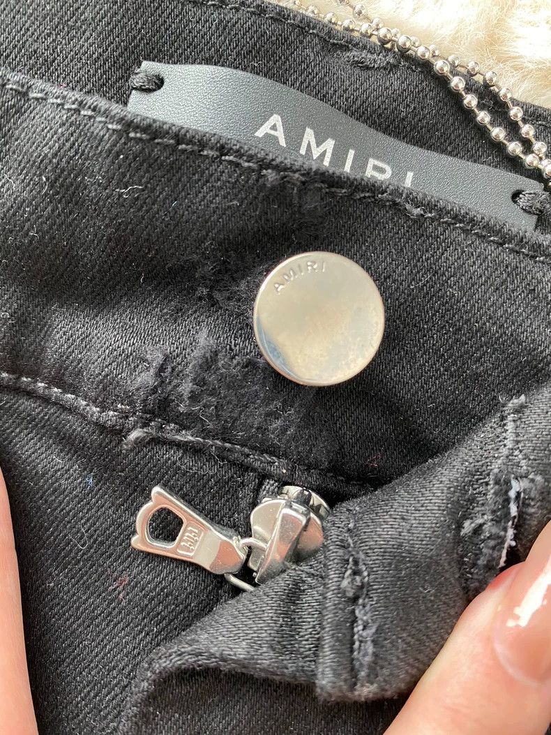 Amiri Amiri Black Destroyed Jean Size US 30 / EU 46 - 6 Thumbnail