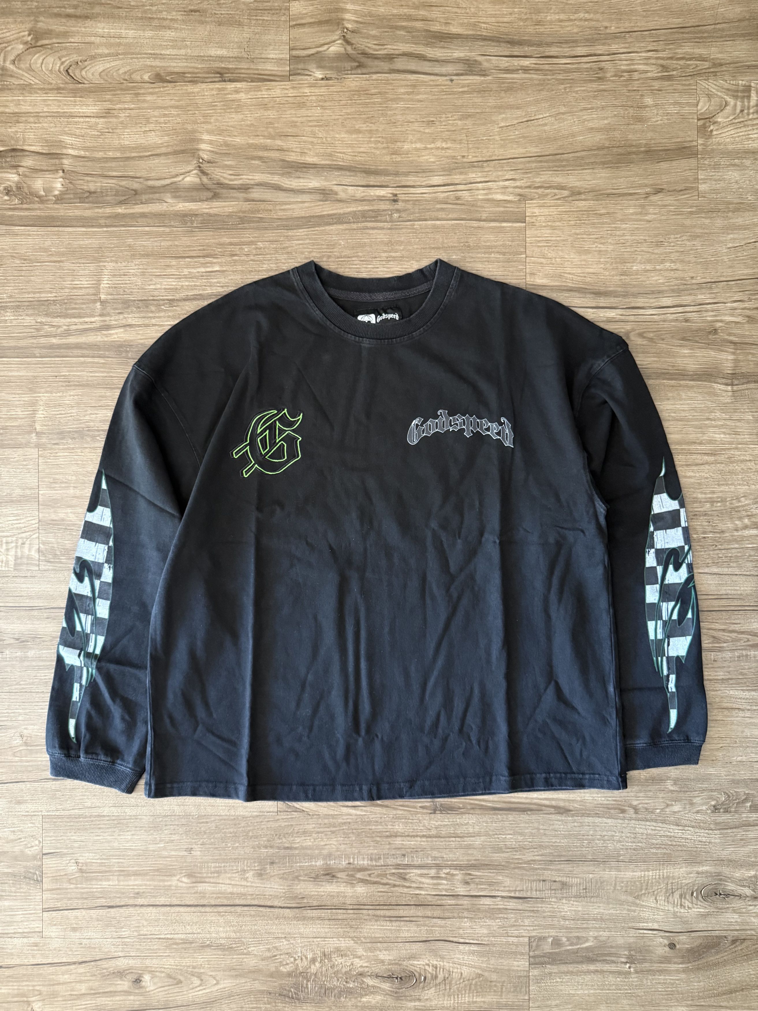 Godspeed Racer Goldie Longsleeve T-Shirt size S