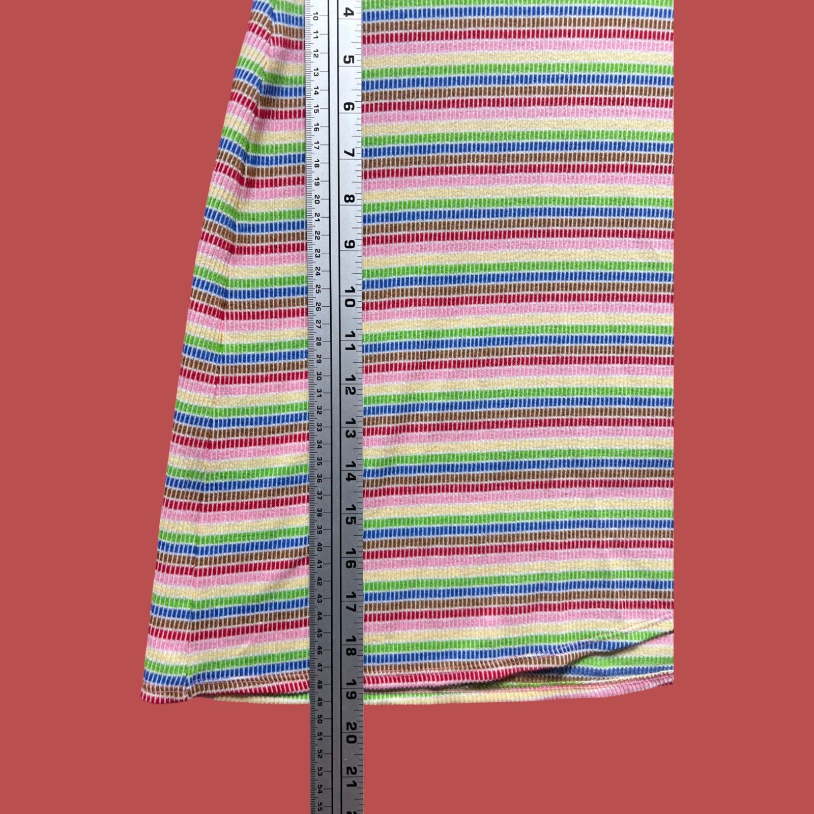 Other Pride - Women's Mid-Rise Mini Asymmetrical Skirt Rainbows St Size 35" - 8 Thumbnail