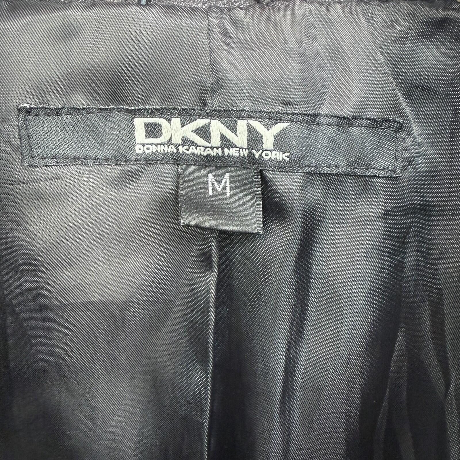 DKNY DKNY Soft Genuine Lamb Leather Zip Up Jacket Women's Size M Size M / US 6-8 / IT 42-44 - 2 Thumbnail
