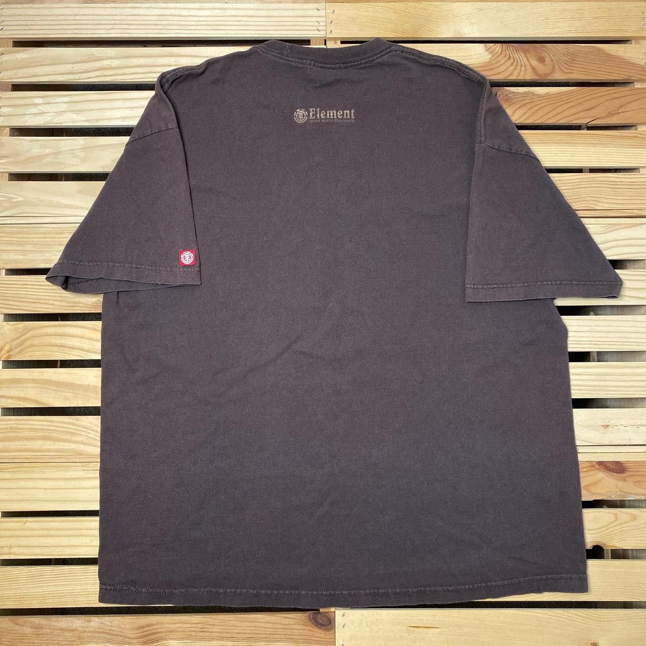 Element Vintage Element Skateboards Brown Skate Tee Size 2XL Size US XXL / EU 58 / 5 - 2 Thumbnail