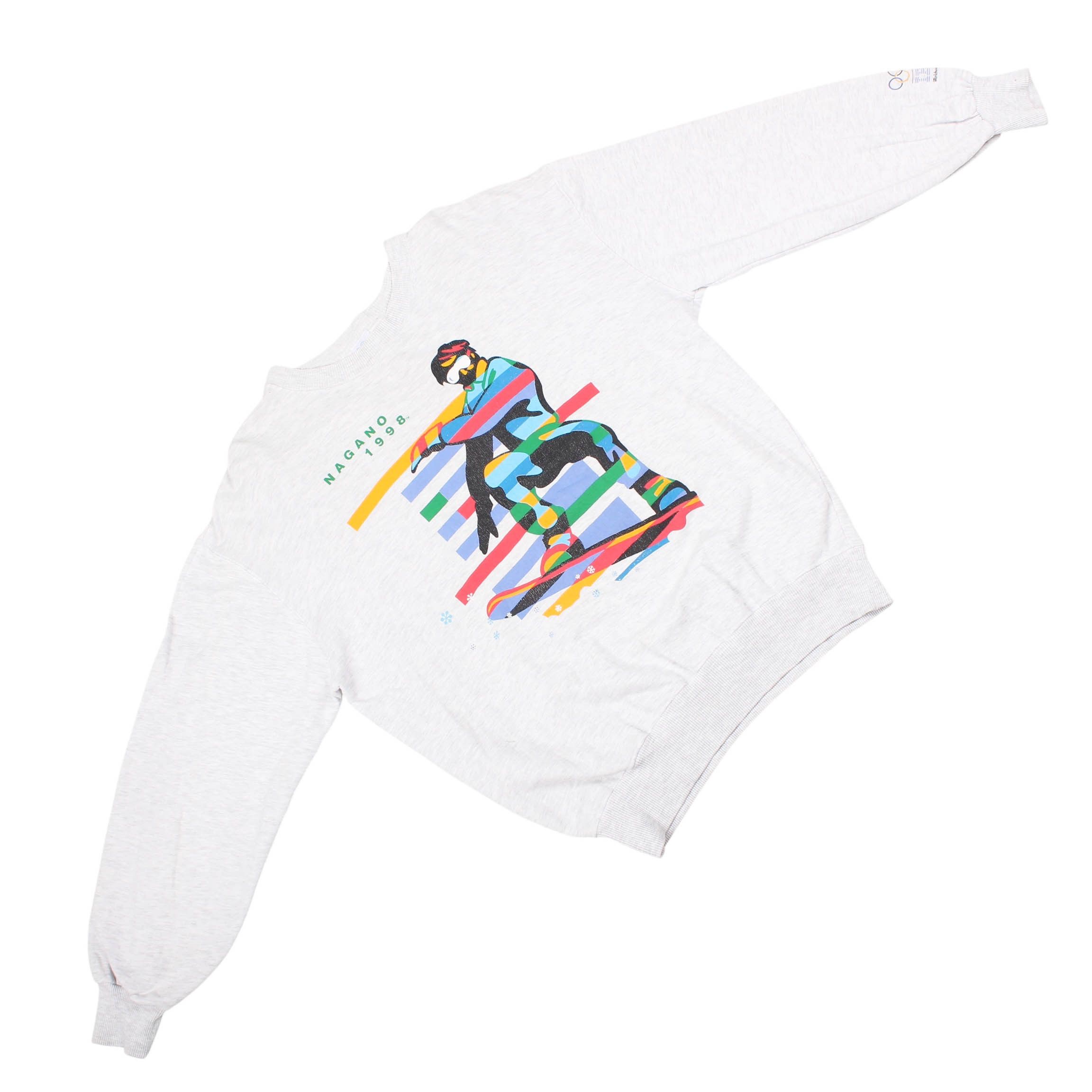 USA Olympics Vintage Nagano 1998 Olympics Sweatshirt IBM Crewneck Size US L / EU 52-54 / 3 - 2 Thumbnail