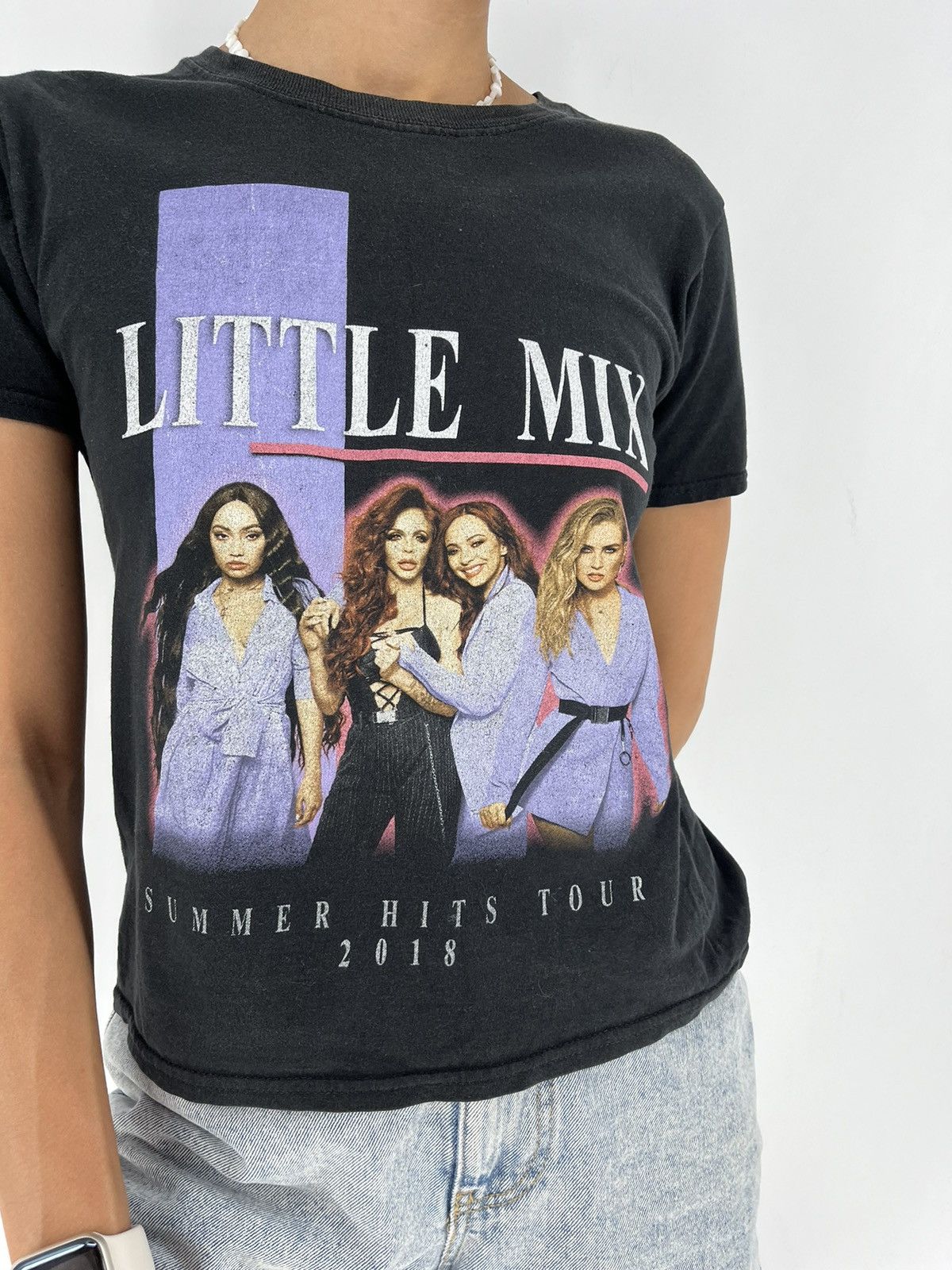 Band Tees × Vintage Little Mix 2017 Glory Days Vintage Band Tour Tee T-Shirt L Size L / US 10 / IT 46 - 4 Thumbnail