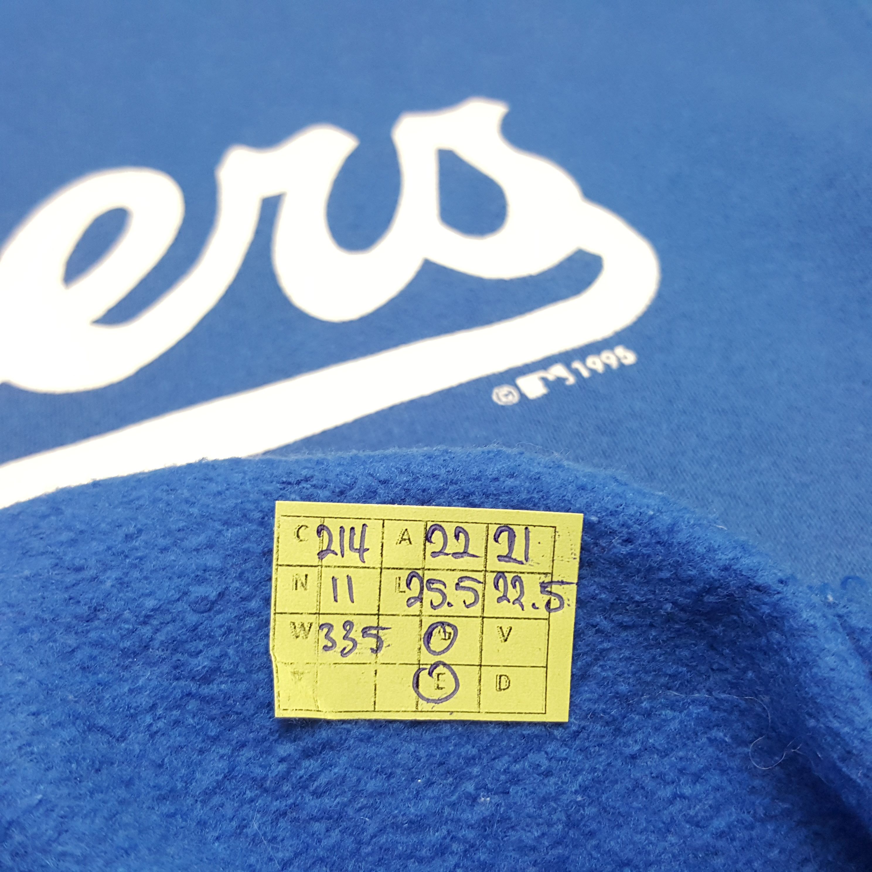 MLB × Vintage Vintage 90's MLB Dodgers Los Angeles Baseball Sweatshirt Size US M / EU 48-50 / 2 - 7 Thumbnail