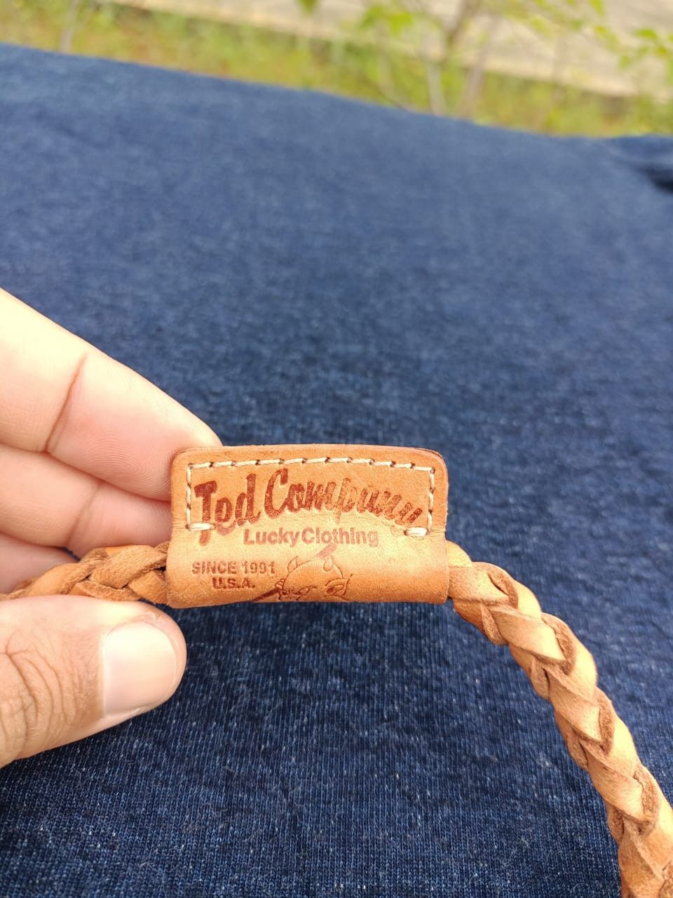 Tedman Ted Company leather woven wallet chain Size ONE SIZE - 2 Thumbnail
