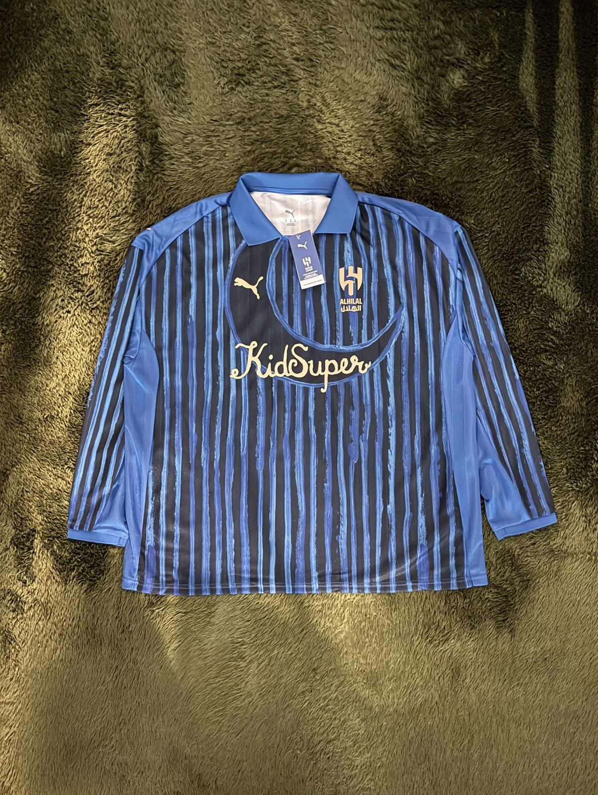 KidSuper × Puma [XL] Puma x KidSuper AHSFC Retro Long Sleeve Jersey Size US XL / EU 56 / 4 - 1 Thumbnail