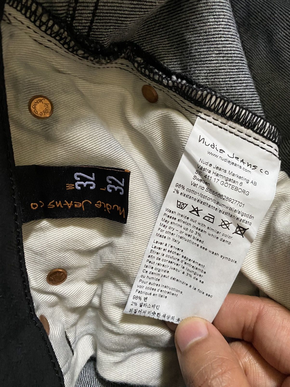 Nudie Jeans Nudie Jeans lean dean back 2 black Size US 32 / EU 48 - 3 Thumbnail