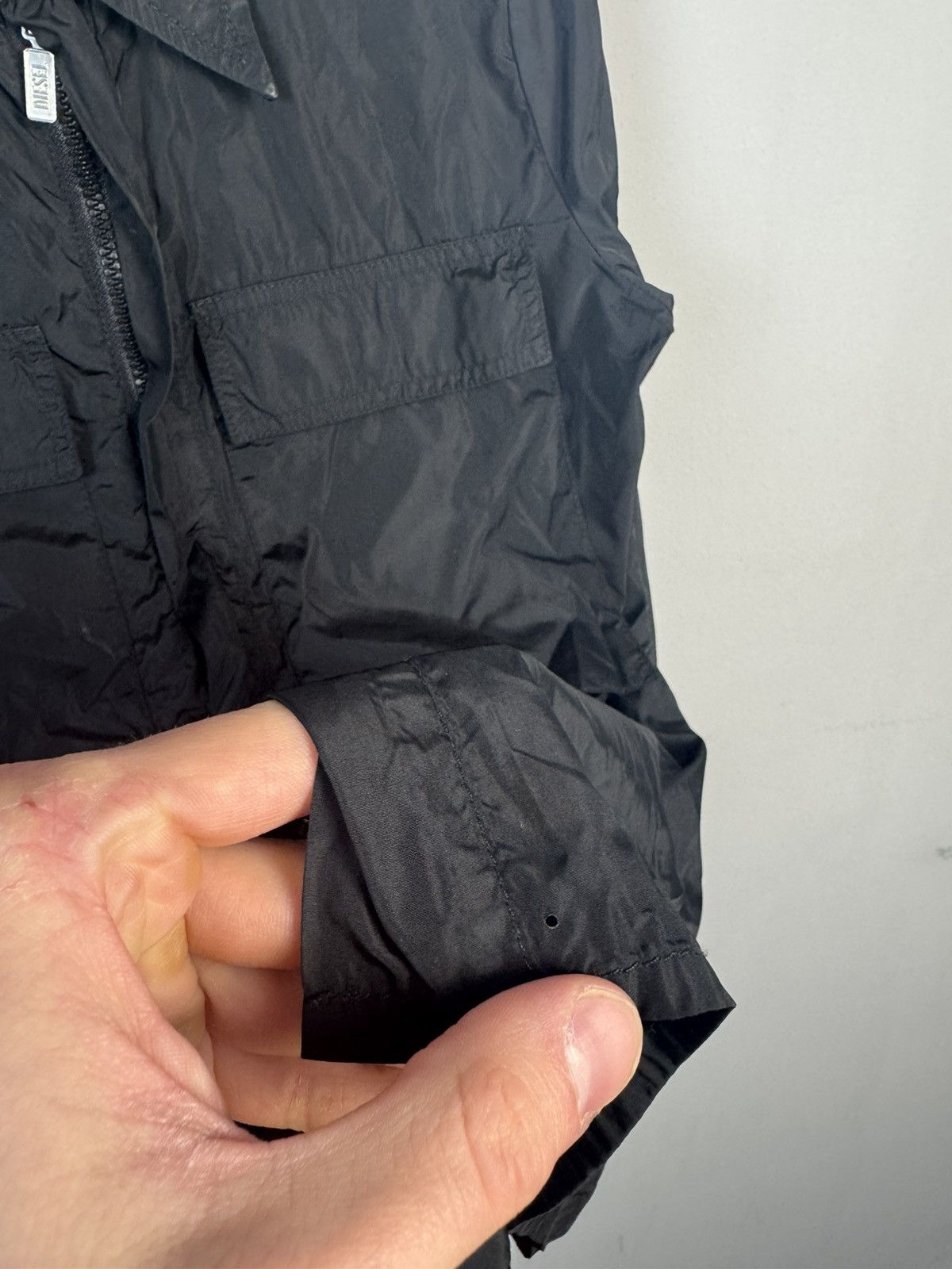 Diesel × Vintage Vintage Y2K Diesel Nylon Crop Jacket Japanese 90s Style Size M / US 6-8 / IT 42-44 - 8 Thumbnail