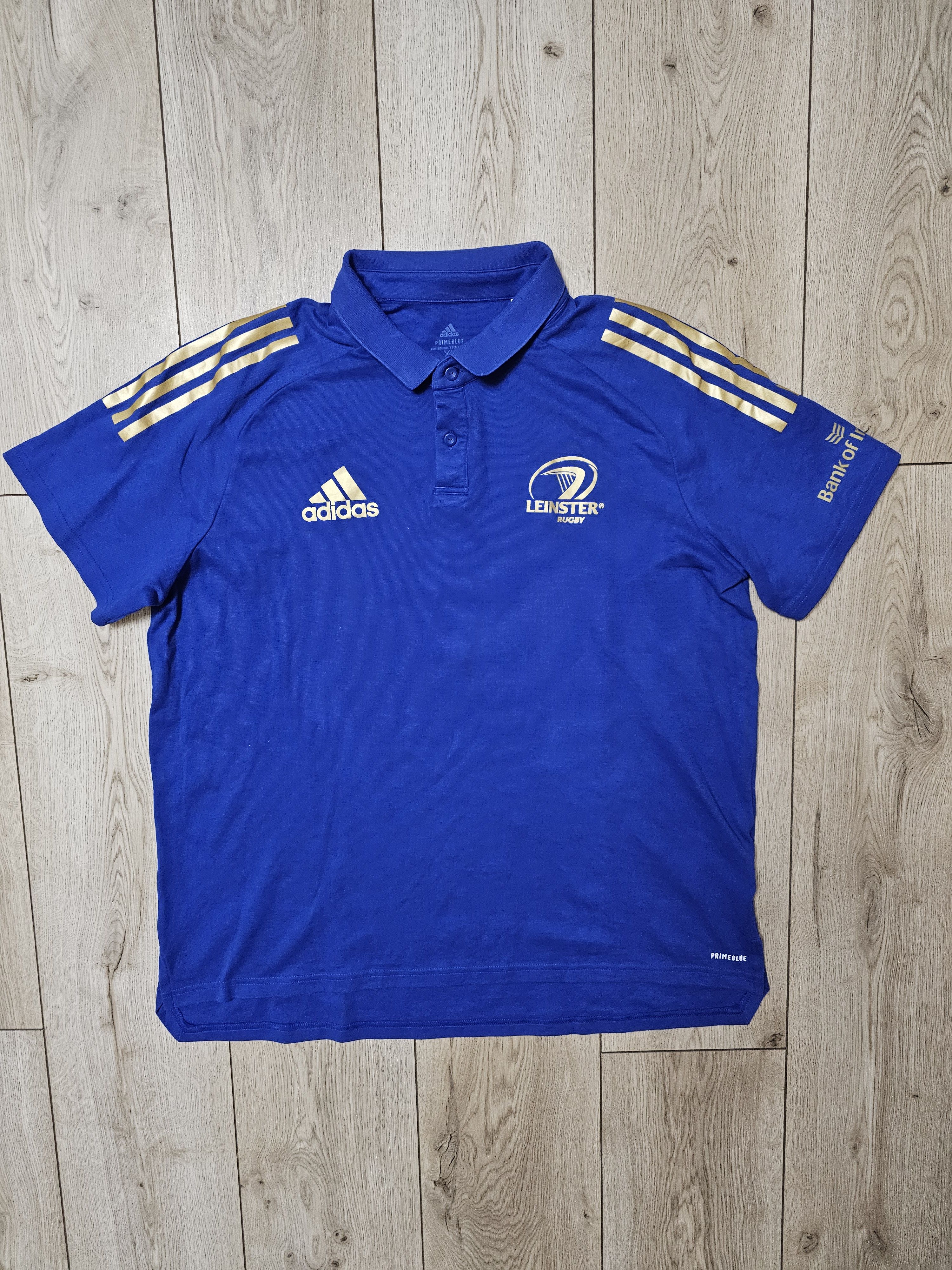 Adidas LEINSTER RUGBY UNION 2021 SHIRT RUGBY JERSEY COTTON POLO Size US XL / EU 56 / 4 - 1 Thumbnail