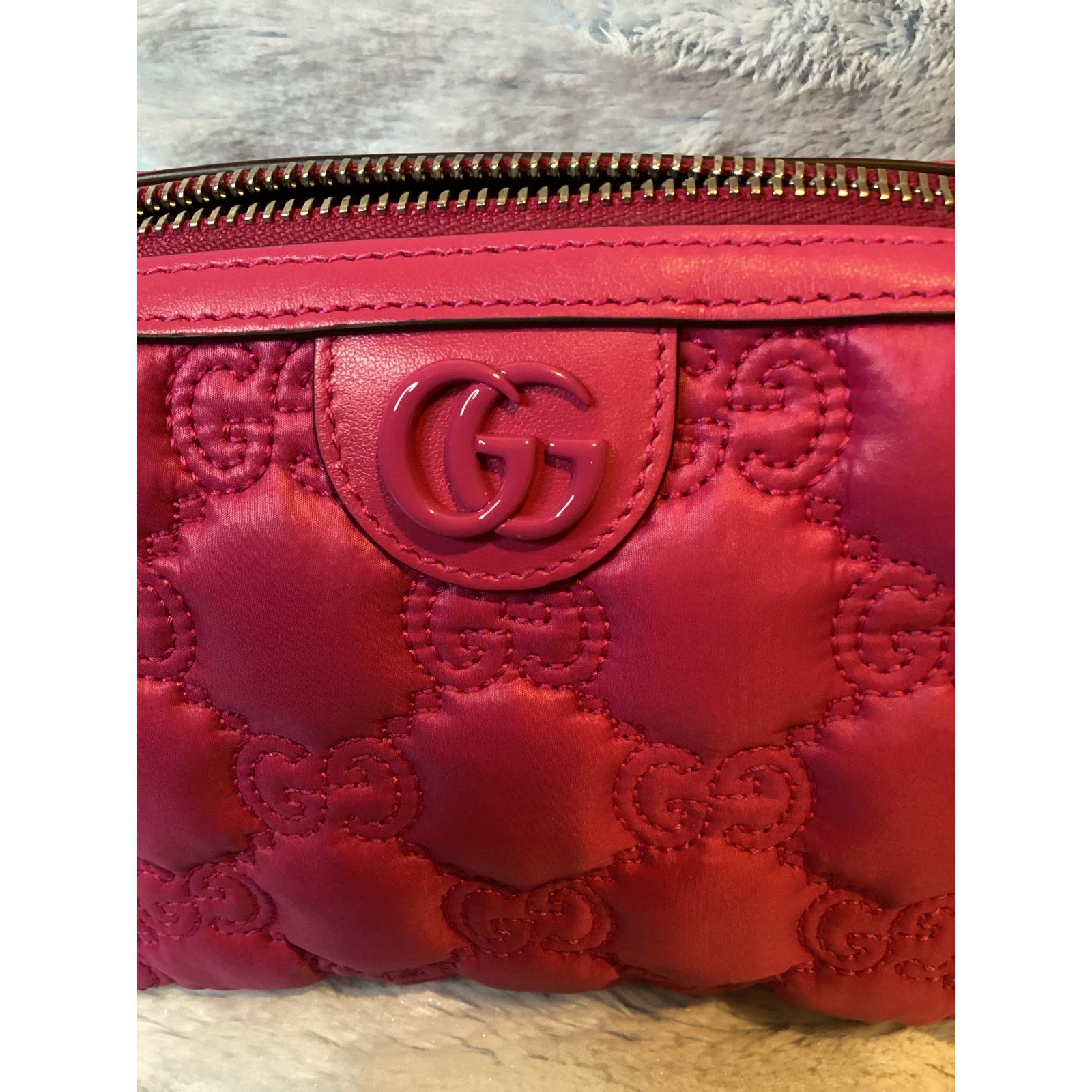 Gucci AUTHENTIC GUCCI GG Matelassé beauty case with dust bag Size ONE SIZE - 3 Thumbnail