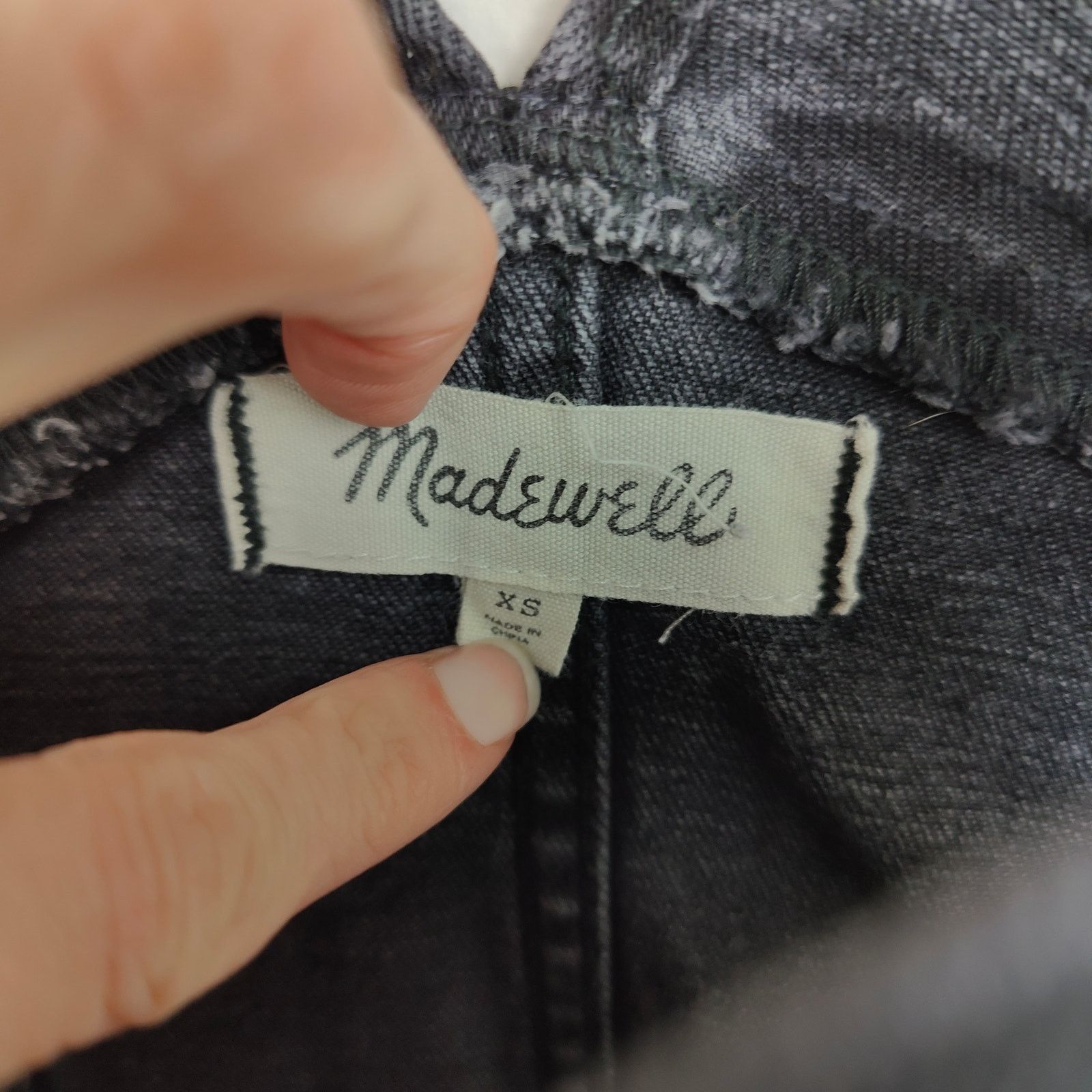 Madewell Madewell Skinny Overalls Womens XS Lunar Wash Denim Preppy Size 26" / US 2 / IT 38 - 4 Thumbnail