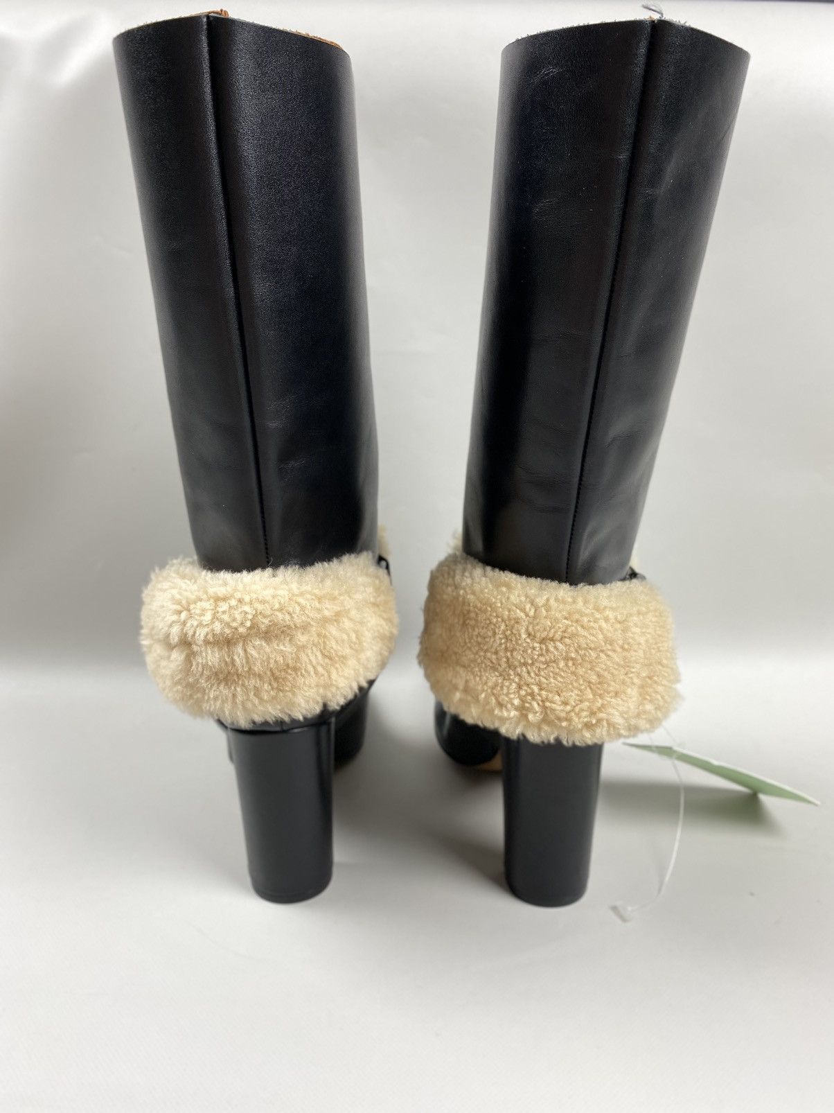 Off-White New! Off-White For Riding ladies Leather Boots Shoes Size 37 Size US 7 / IT 37 - 12 Thumbnail