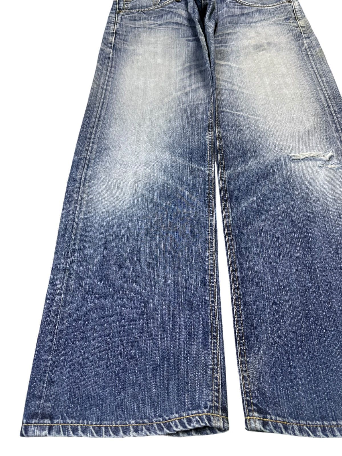 Edwin Vintage Japanese Edwin 503 Faded Wash Distressed Baggy Jeans Size US 36 / EU 52 - 5 Thumbnail