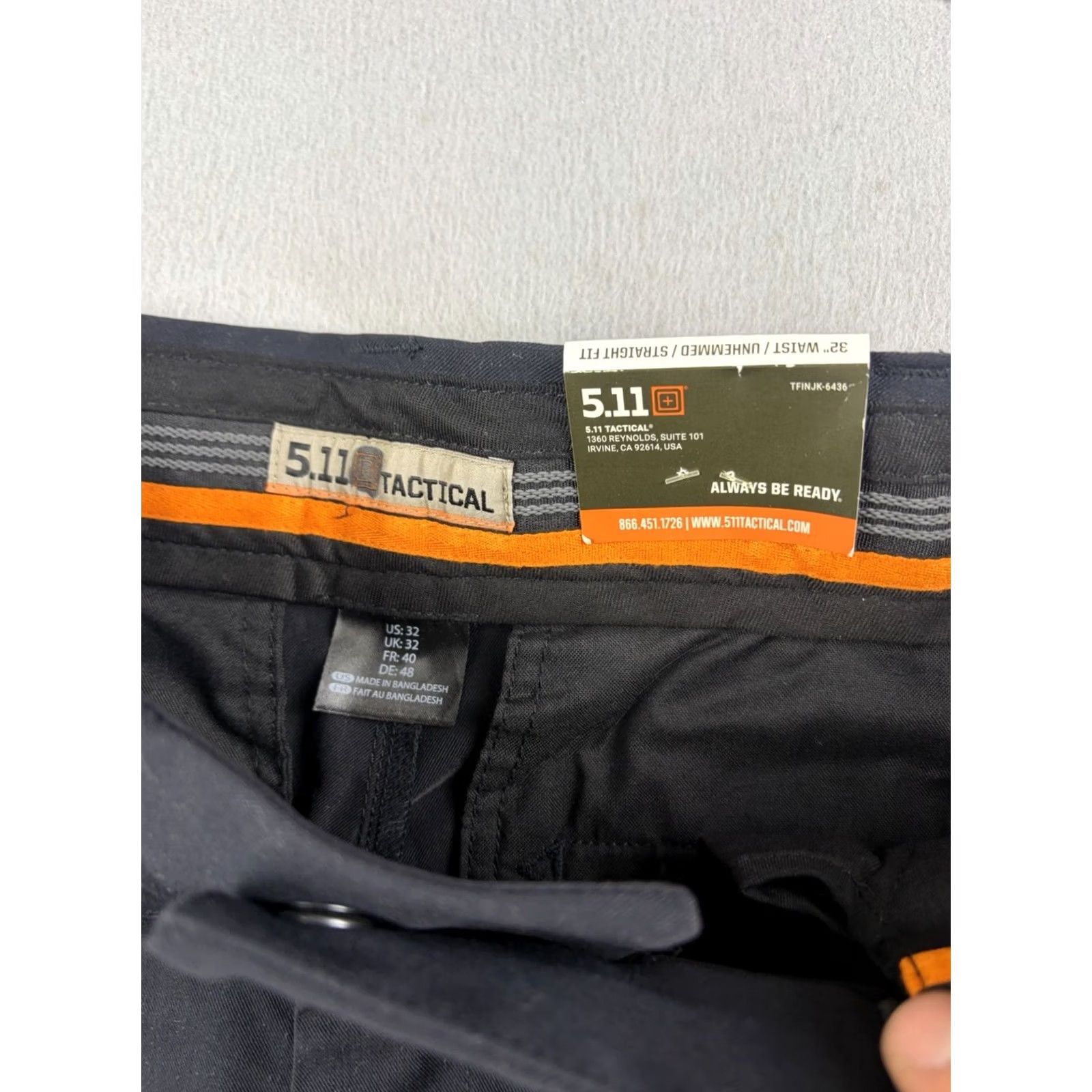 Vintage 5.11 Tactical Pants Men’s Size 32 Blue Wool Twill Cargo Pocket Workwear Athletic Regular 37in Inseamctual Size US 32 / EU 48 - 4 Thumbnail